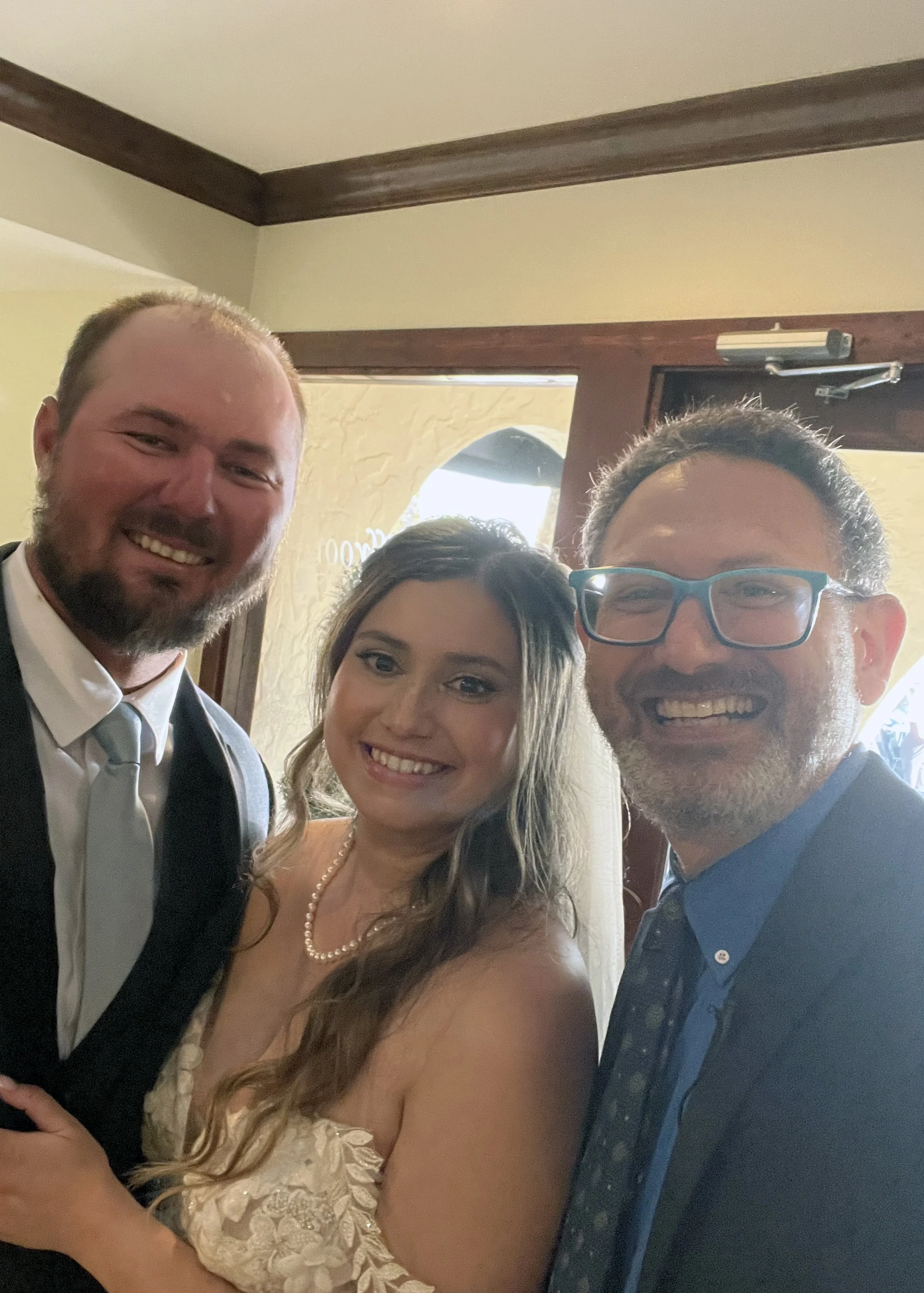 (3/21/26) A perfect gathering of family, friends, and this loving couple celebrating together at Pier 22 in Bradenton, FL, on a perfect day with not a cloud in the sky.
