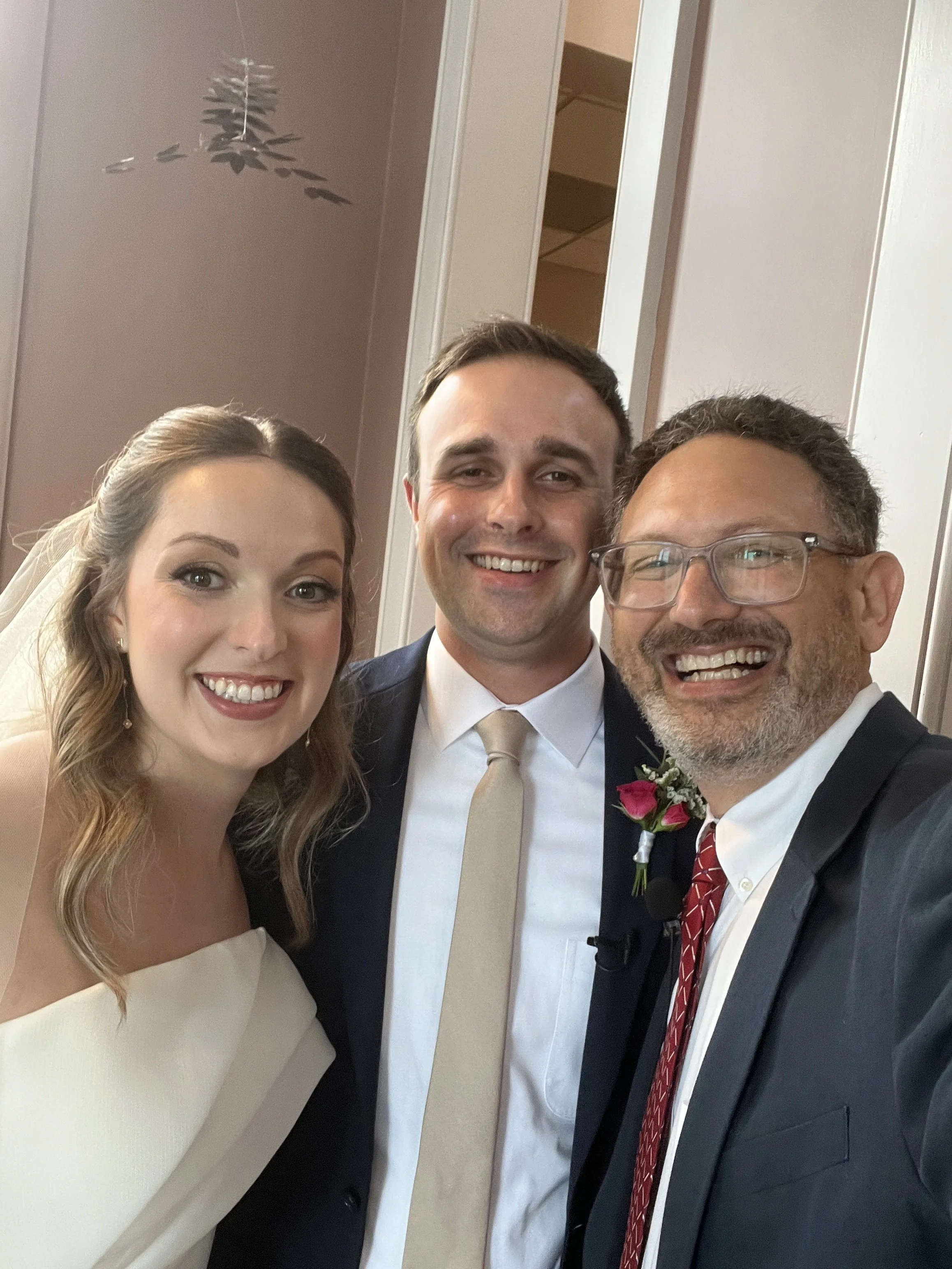 (9/5/26) The Ritz Charles in Carmel, IN, provided an exquisite venue for this couple to share their vows, their rings, and their hearts.