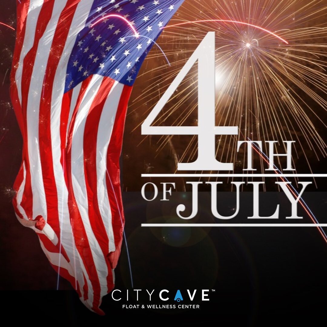 We are OPEN for 4th of July! 🎆 
Experience the benefits of Float Therapy to heal the body, reduce stress and immerse in deep relaxation. As well as our Infrared Saunas for detoxification, skin purification, increased circulation and more health bene