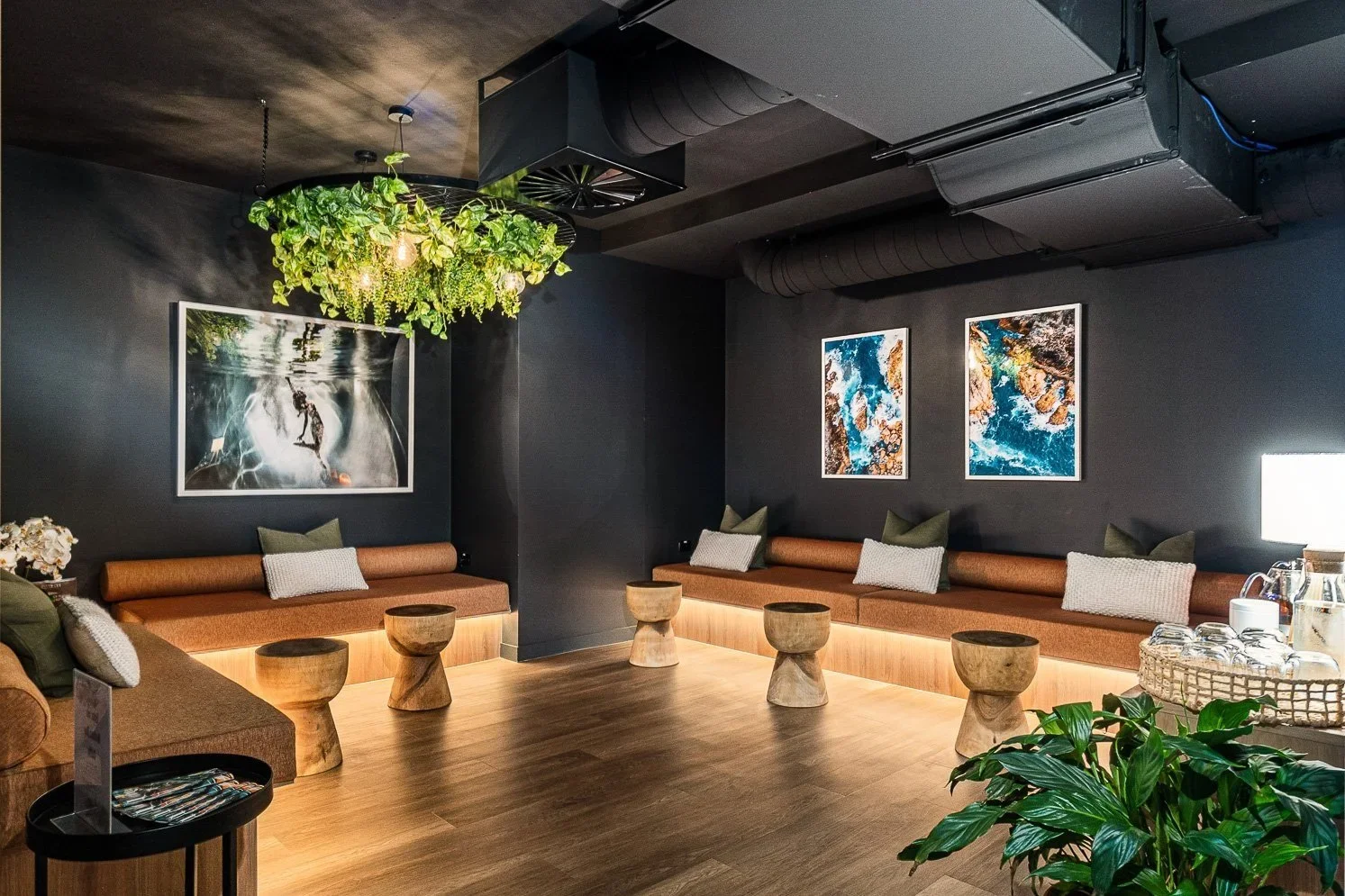 Clean, professional medical spa treatment room with neutral tones at City Cave Southlake Spa in Southlake
