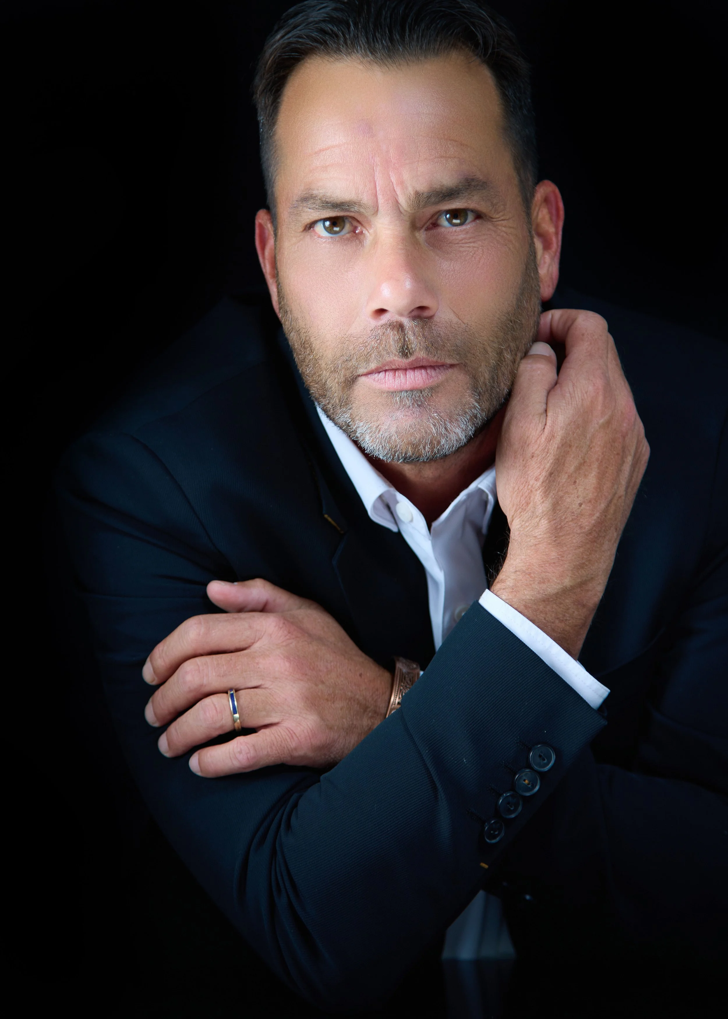 Professional corporate headshot in Woodland Hills, Los Angeles