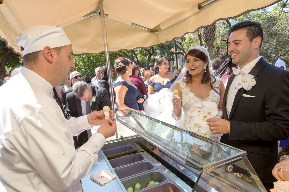 gelato cart Sydney wedding experience entertainment idea