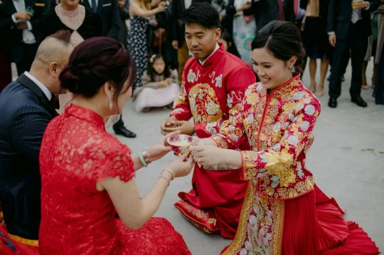 Chinese tea ceremony as part of a multi-day wedding celebration in Sydney