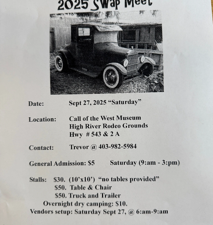 2025 Swap Meet at Call of the West Museum