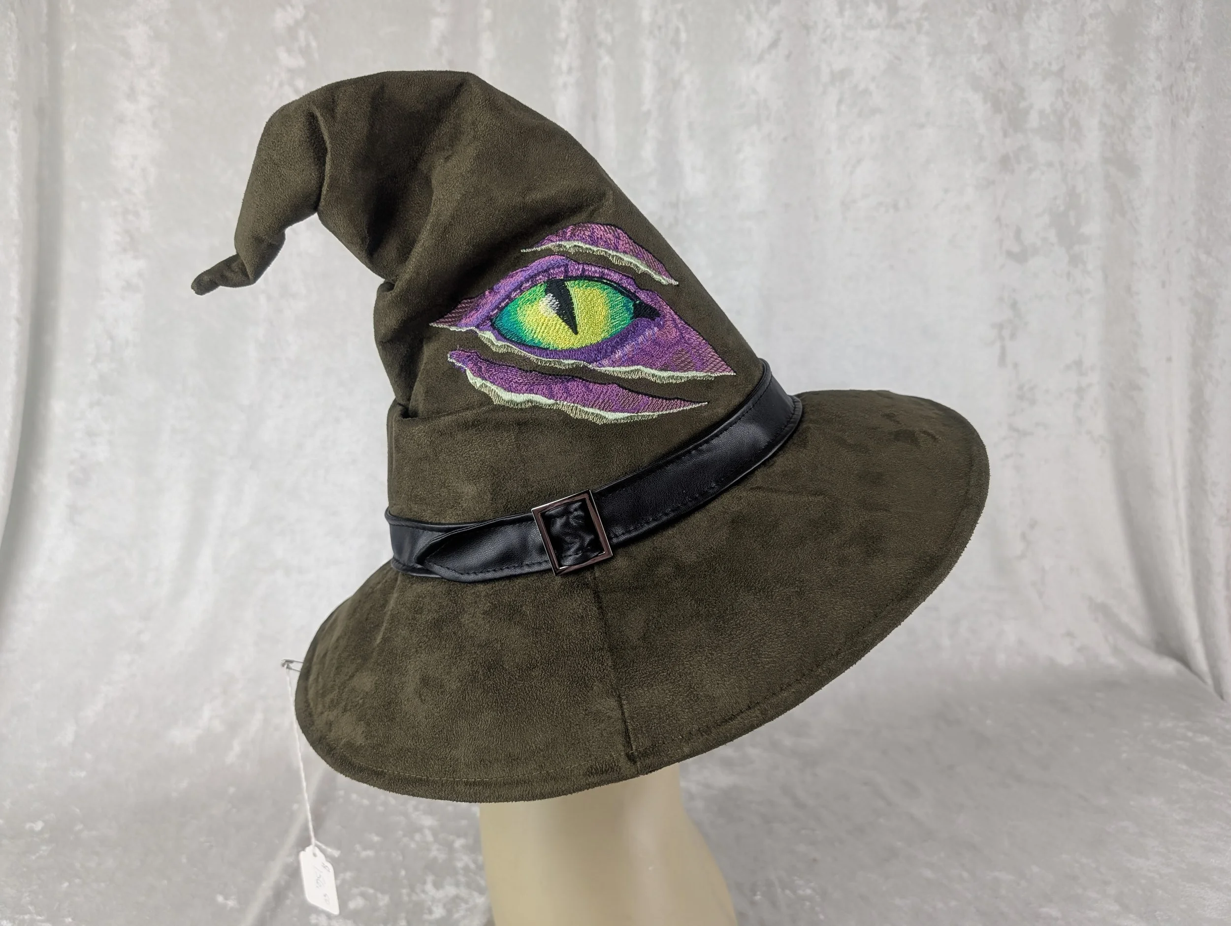 Dragon Eye Suede Witch/Wizard Hat Size Medium