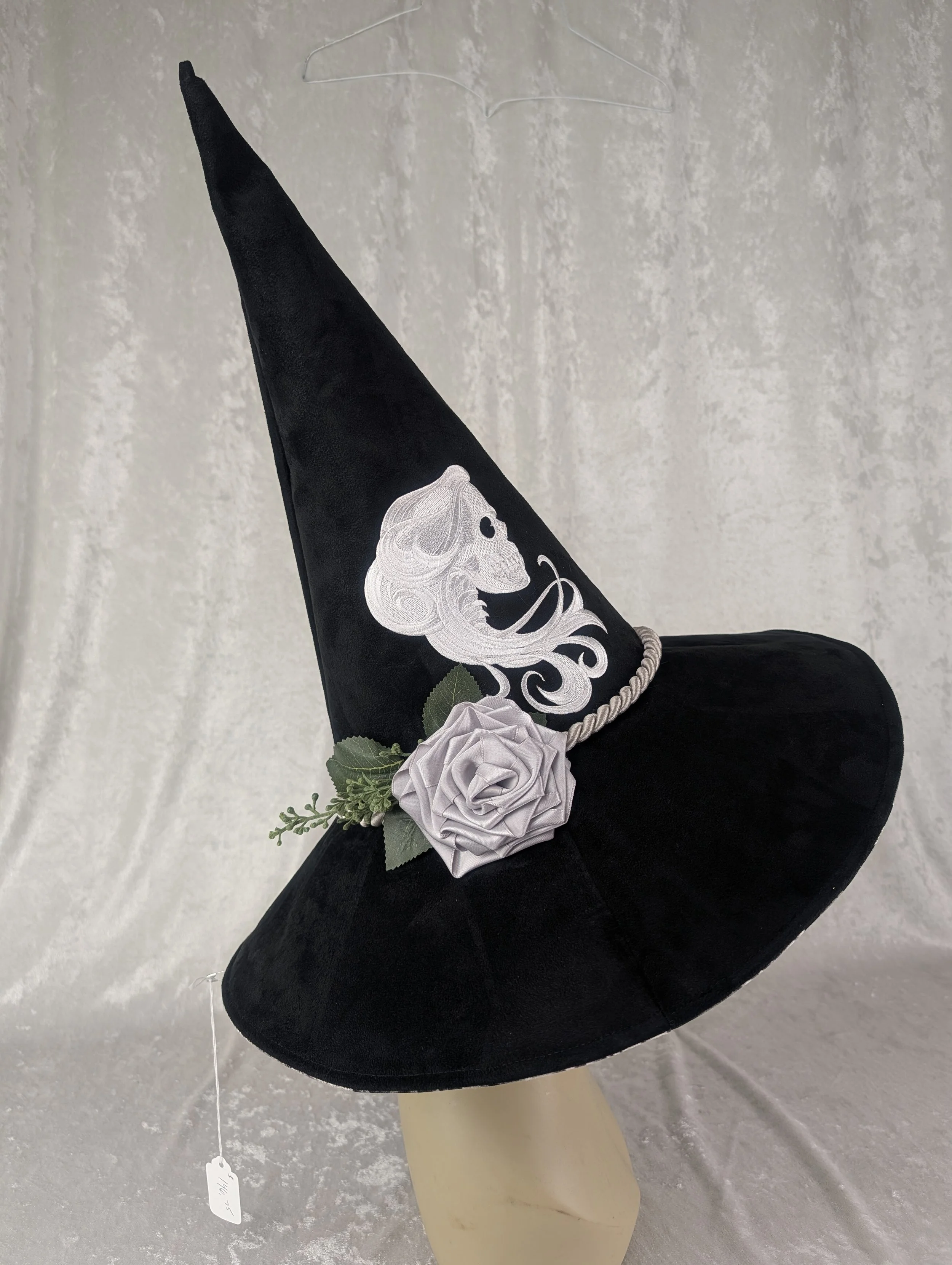 Ghostly Woman Suede Witch Hat Size Small
