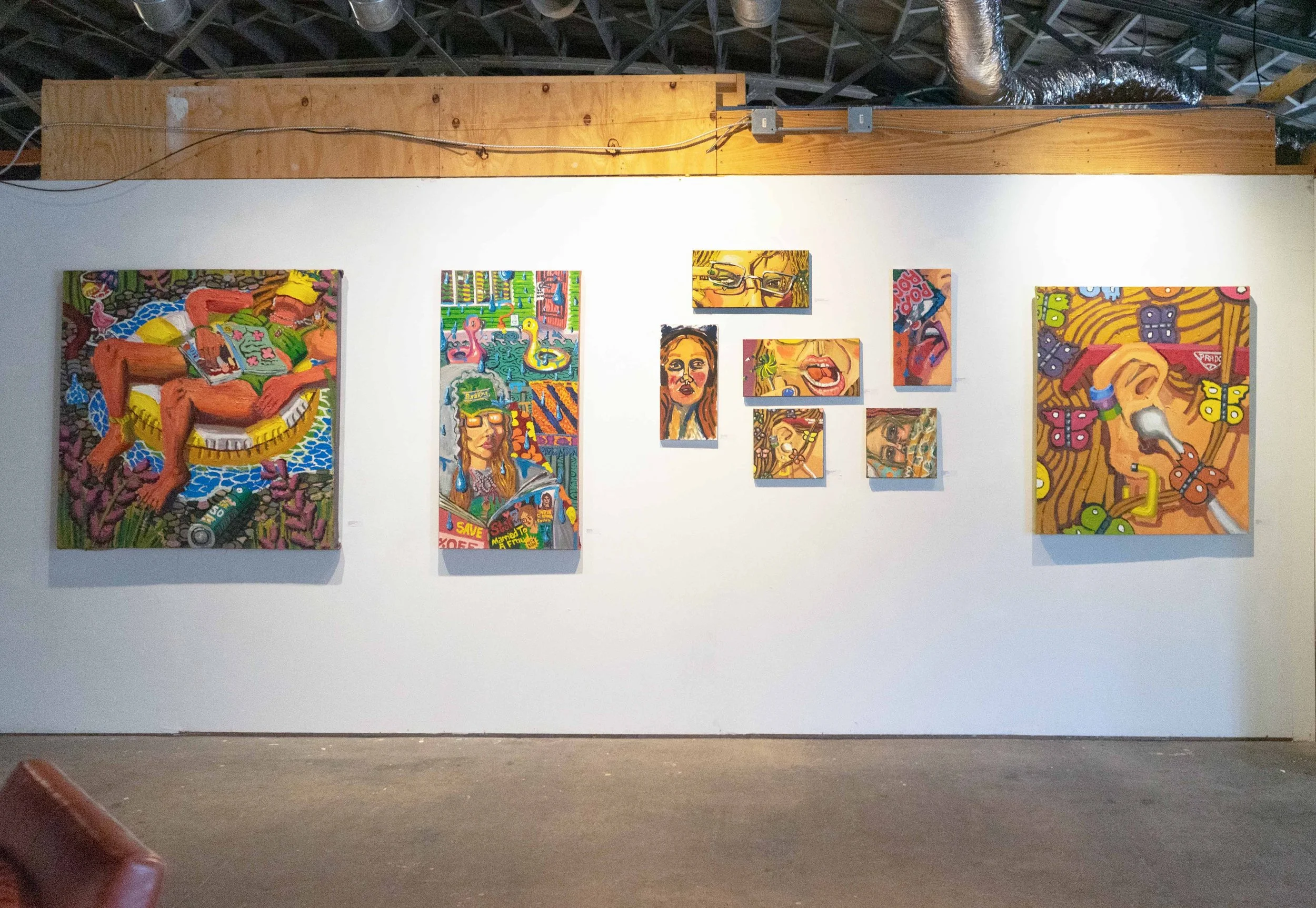 "Plastic Flowers, $4.99" I Fell Gallery, Bloomington IN, February 2026