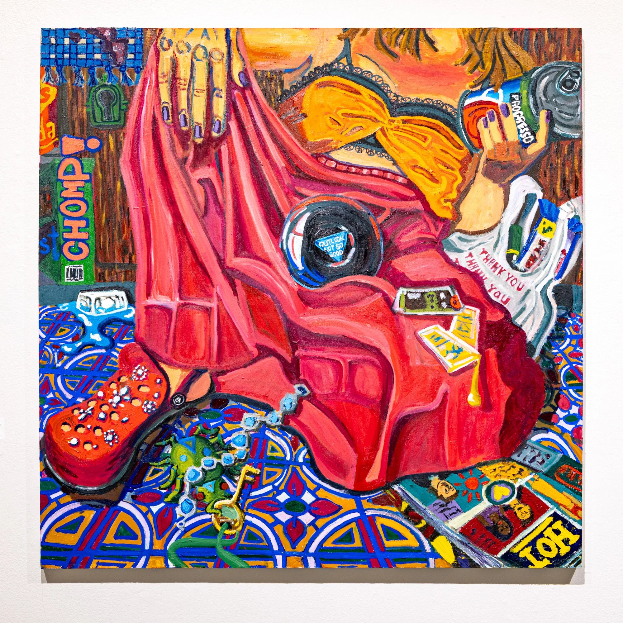 “Outlook Not So Good” 48x48 inches, Oil on Canvas 2026