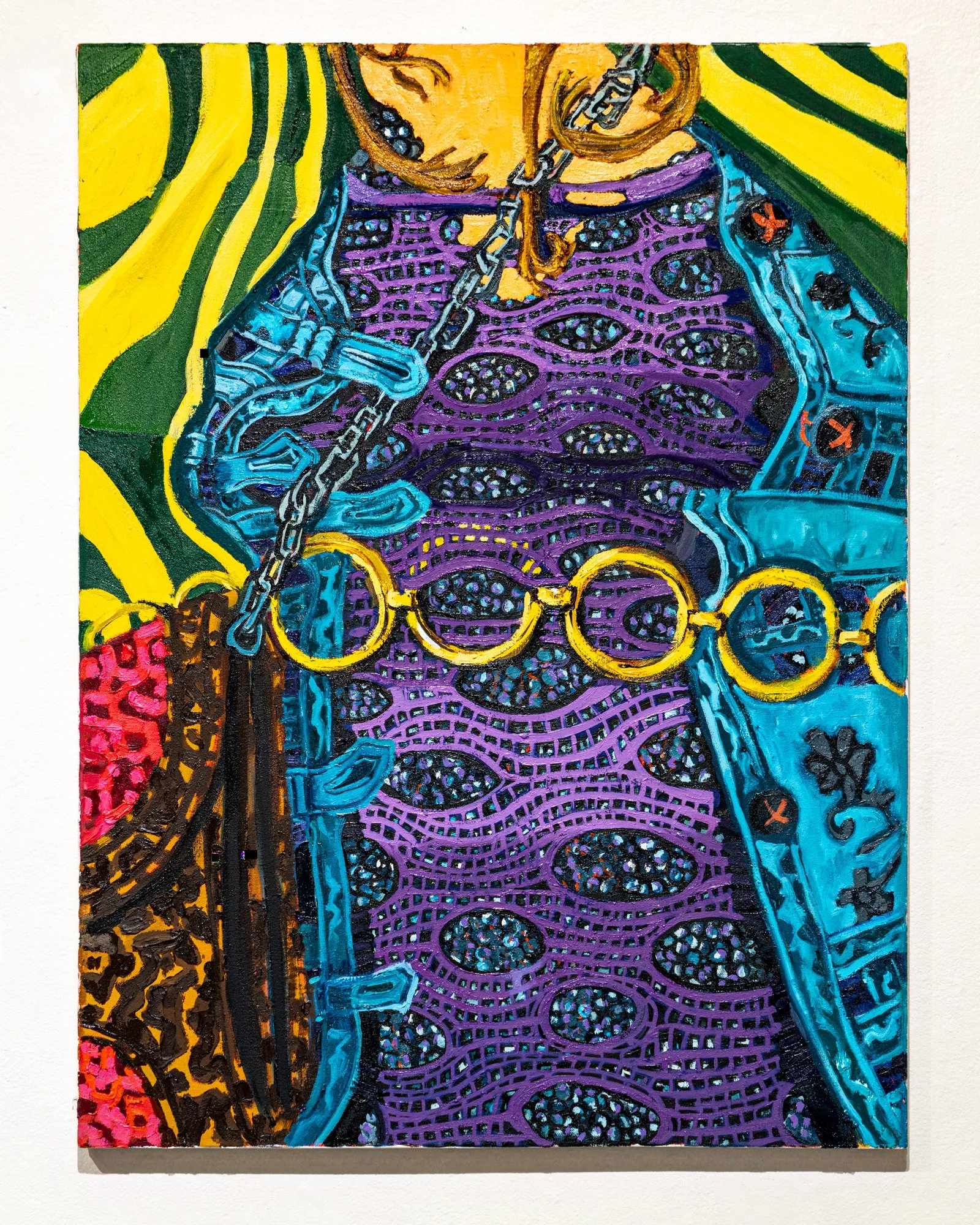 “ClubClown” 40x30 inches, Oil on Canvas 2026