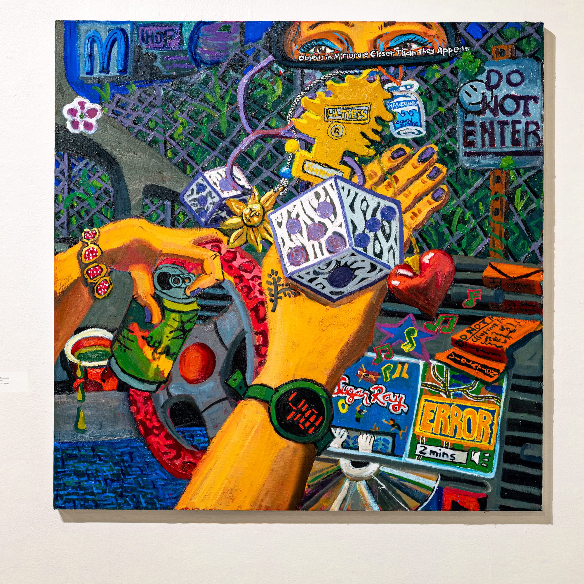 “Do Not Enter” 48x48 inches, Oil on Canvas 2026