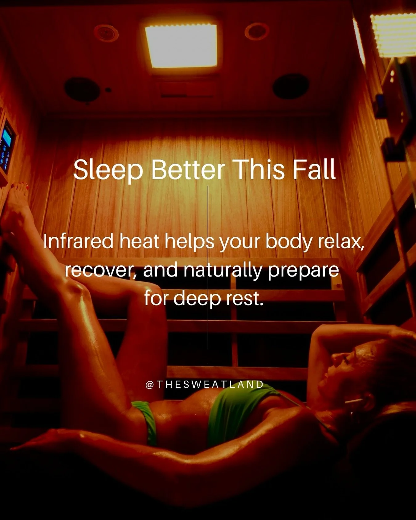 Infrared sauna = deeper sleepš¤ 
Relax muscles, lower stress, and reset your body’s sleep rhythm.
#sleeproutine #sleephack #fallfavorites #infraredsauna #redlighttherapy #lighttherapy #sweat #chromotherapy #austin #atx #thingstodoinaustin
