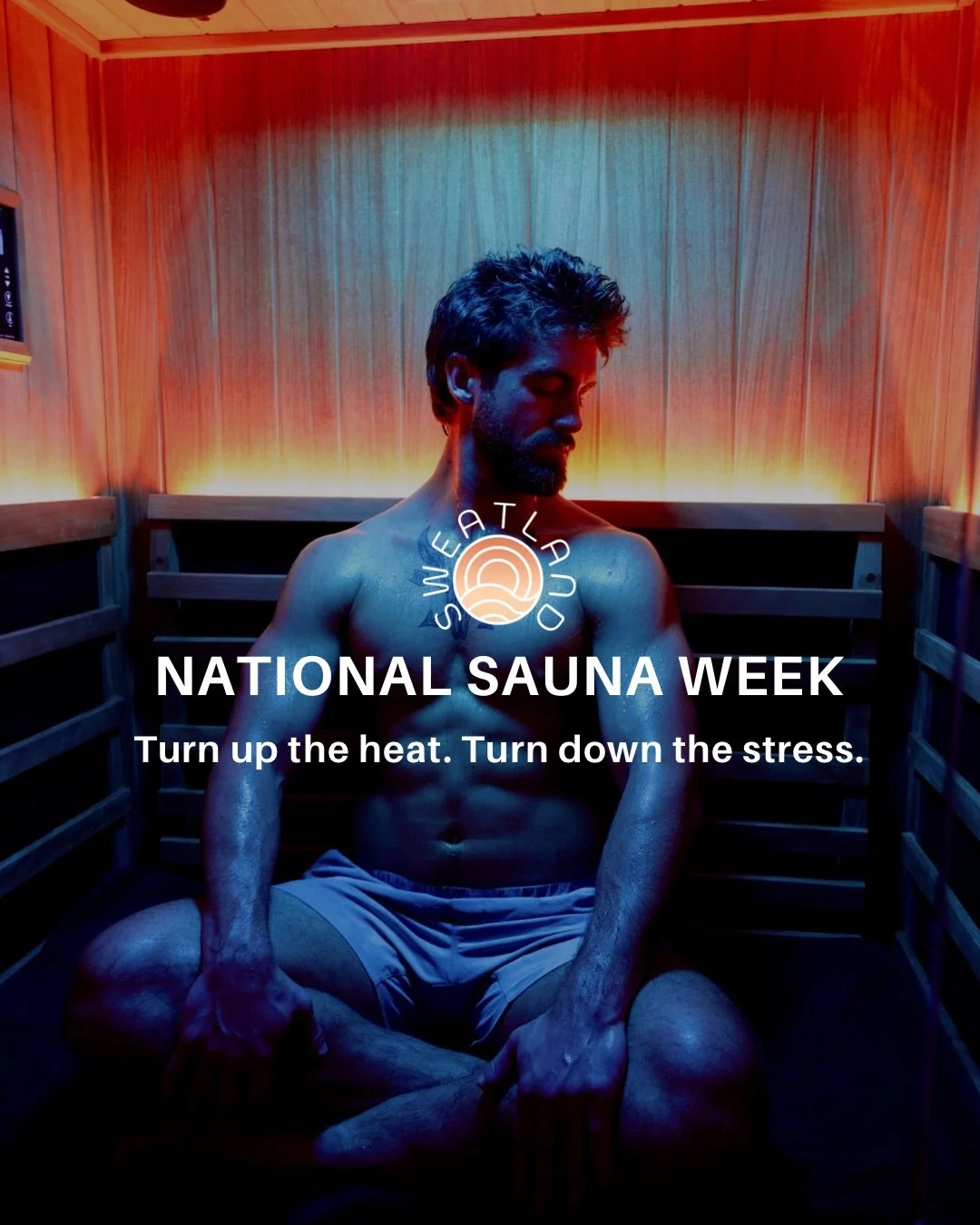 National Sauna Week is your sign to prioritize recovery.🔥✨Infrared heat + red light therapy = measurable results. 

Book your sauna session using link in bio🔗

#Sweatland #nationalsaunaweek #infraredsauna #redlighttherapy #atx