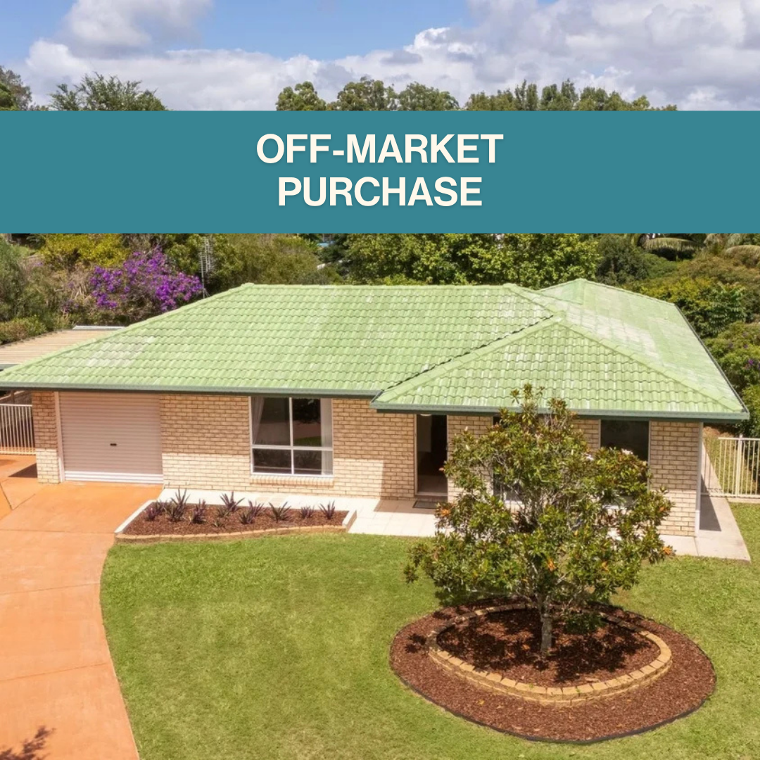 Off-market family home purchase for local Sunshine Coast buyer