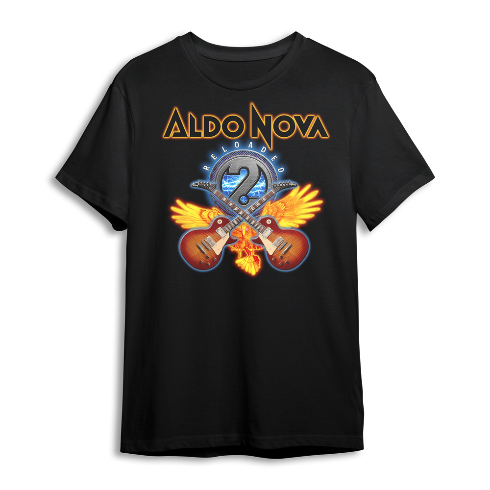 Aldo Nova 2.0 Reloaded T-shirt — Aldo Nova official merchandising