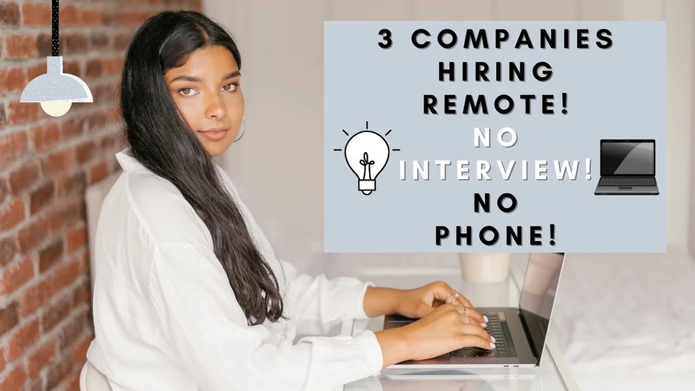 3 Remote Jobs — Work From Homies!