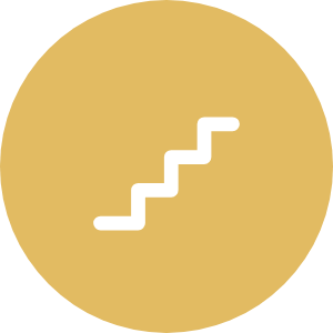 Staircase gates icon