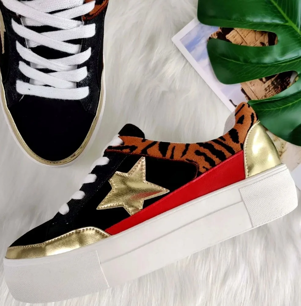 Gold Star Sneakers