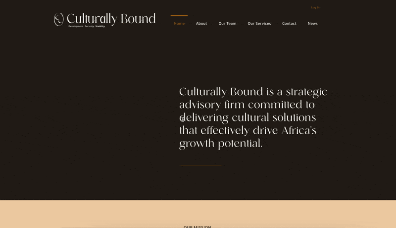 The Website Homepage