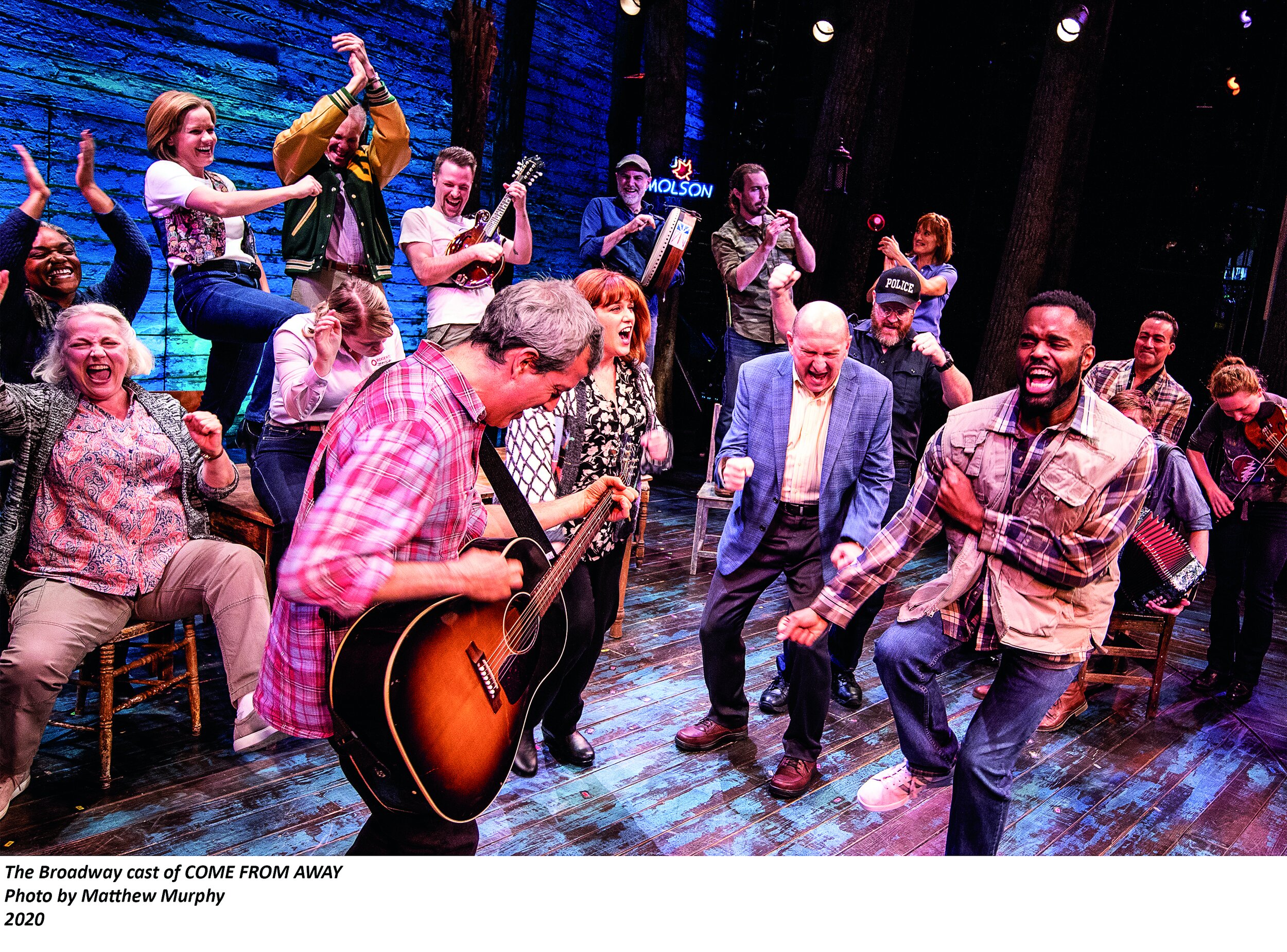  Scenes from Broadway hit,  Come from Away (Courtesy  Come from Away) 