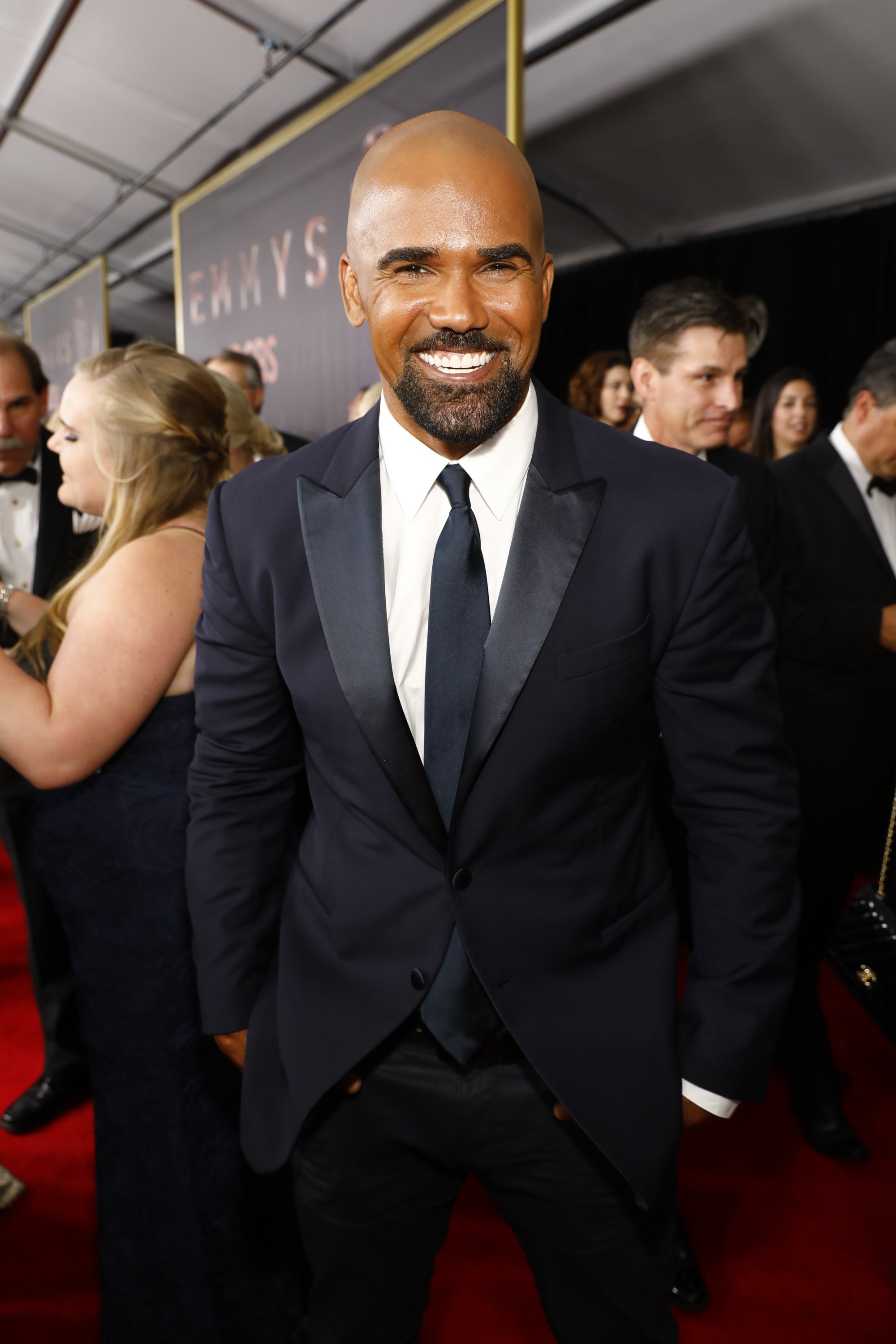  Shemar Moore arrives at the 69th Primetime Emmy Awards, at the Microsoft Theater in Los Angeles  (photo: Trae Patton/CBS ©2017 CBS Broadcasting, Inc. All rights reserved ).  