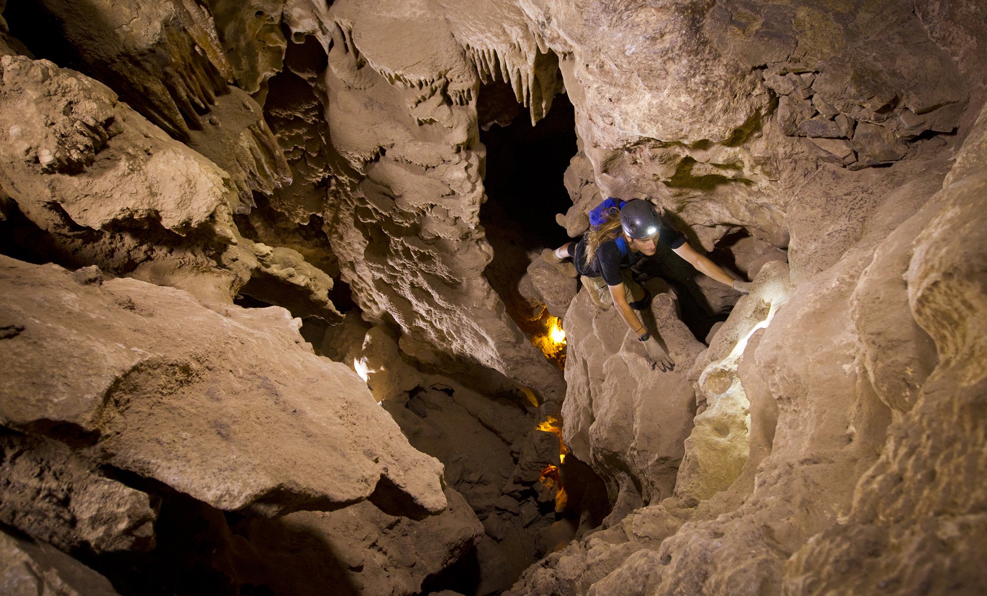  Discover amazing cave formations, including stalactites, stalagmites, flowstone, box work and helictites that were sculpted by millions of years of geological activity at Colossal Cave ( photo courtesy Visit Tucson ).  