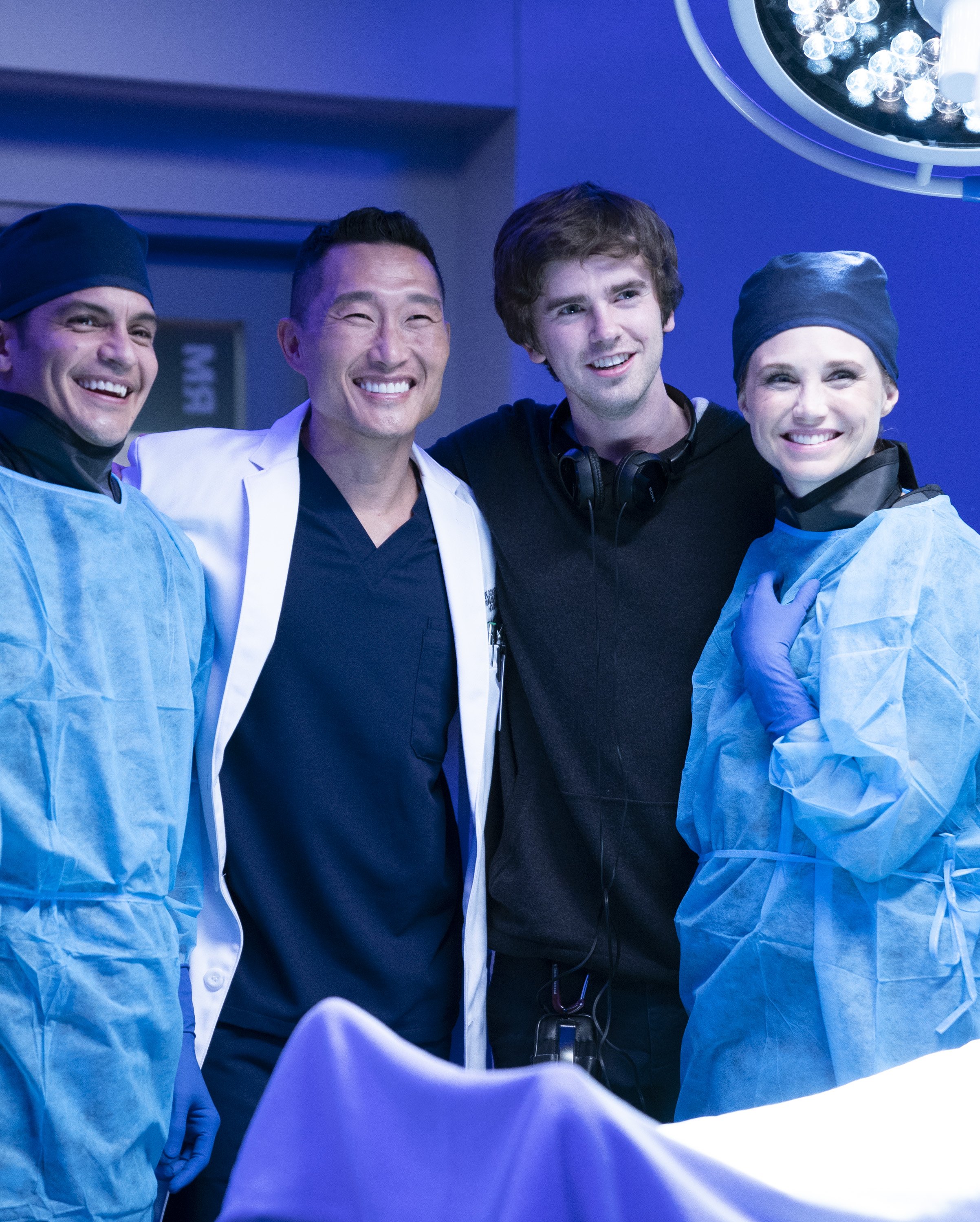  Daniel Dae Kim as Dr. Jackson Han in The Good Doctor, for which he also serves as executive producer ( photos by David Bukach/ABC/Courtesy of Sony Pictures Television ).  