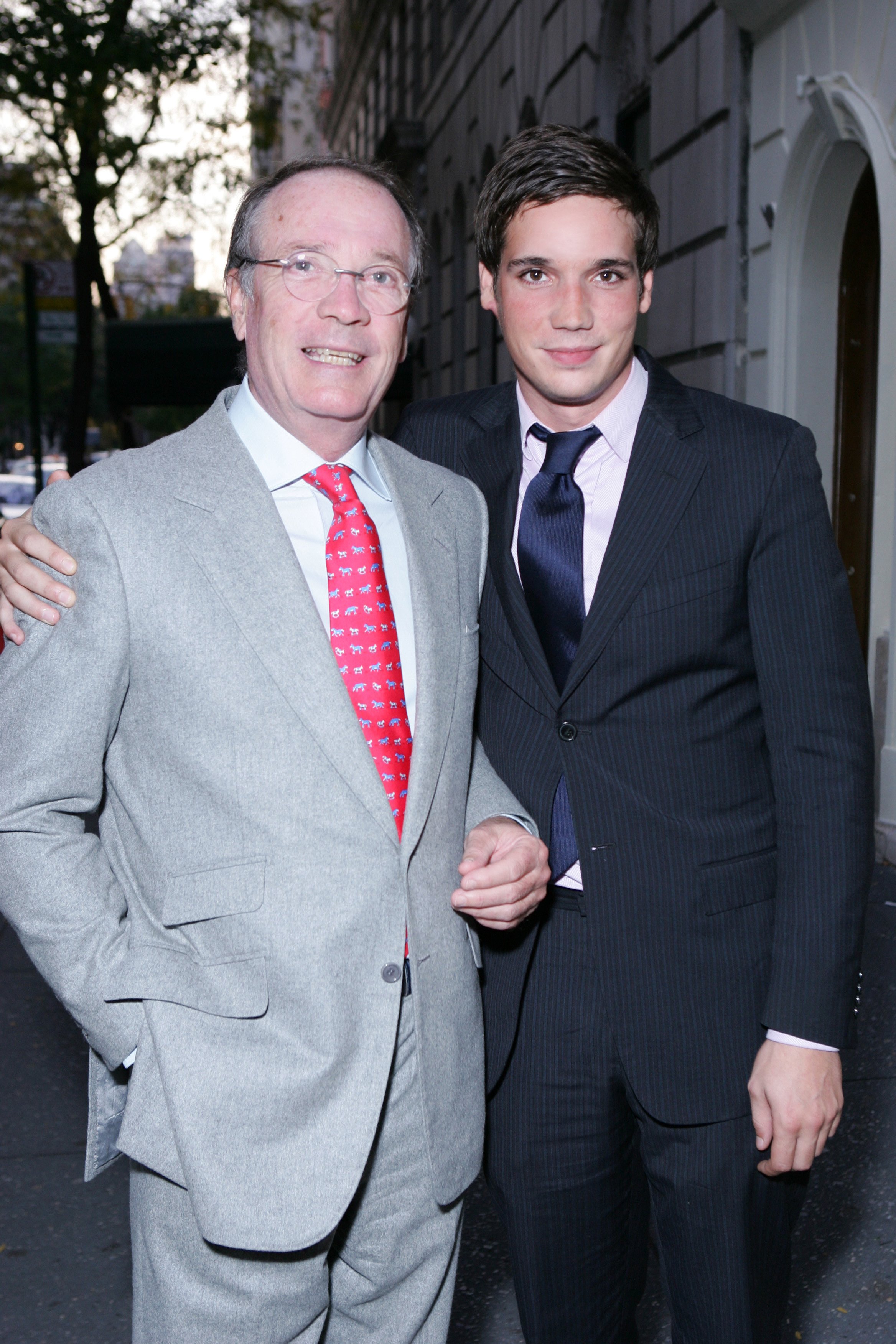  Erwin Creed with his father, Olivier.    Photo    ©    John Aquino/Women’s Wear Daily, courtesy The House of Creed  