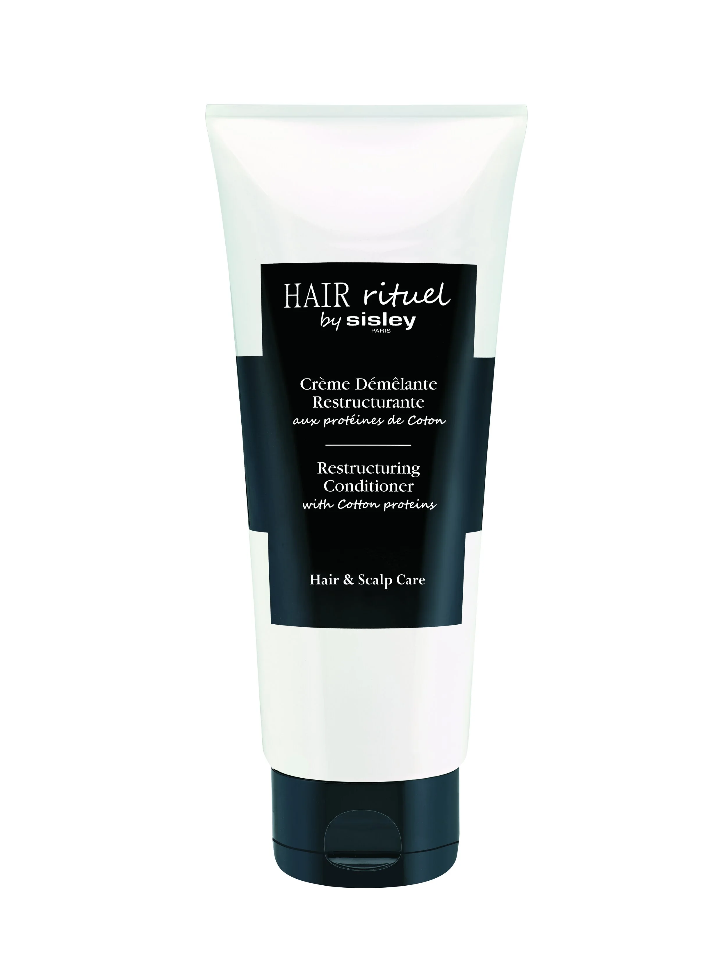   SISLEY RESTRUCTURING CONDITIONER WITH COTTON PROTEINS  Good hair starts at the beginning — in the shower. Light and creamy, this Hair Rituel by Sisley conditioner smoothes the cuticle and adds shine. 200mL, $75 at  sisley-paris.com  