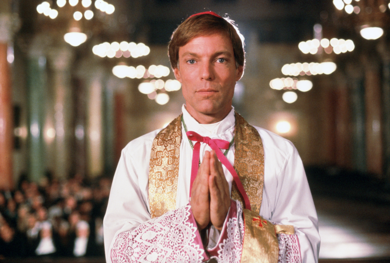  Richard Chamberlain as Father Ralph de Bricassart in the popular 1980s TV mini series  The Thorn Birds  ( Licensed By: Warner Bros. Entertainment Inc. All Rights Reserved ).  