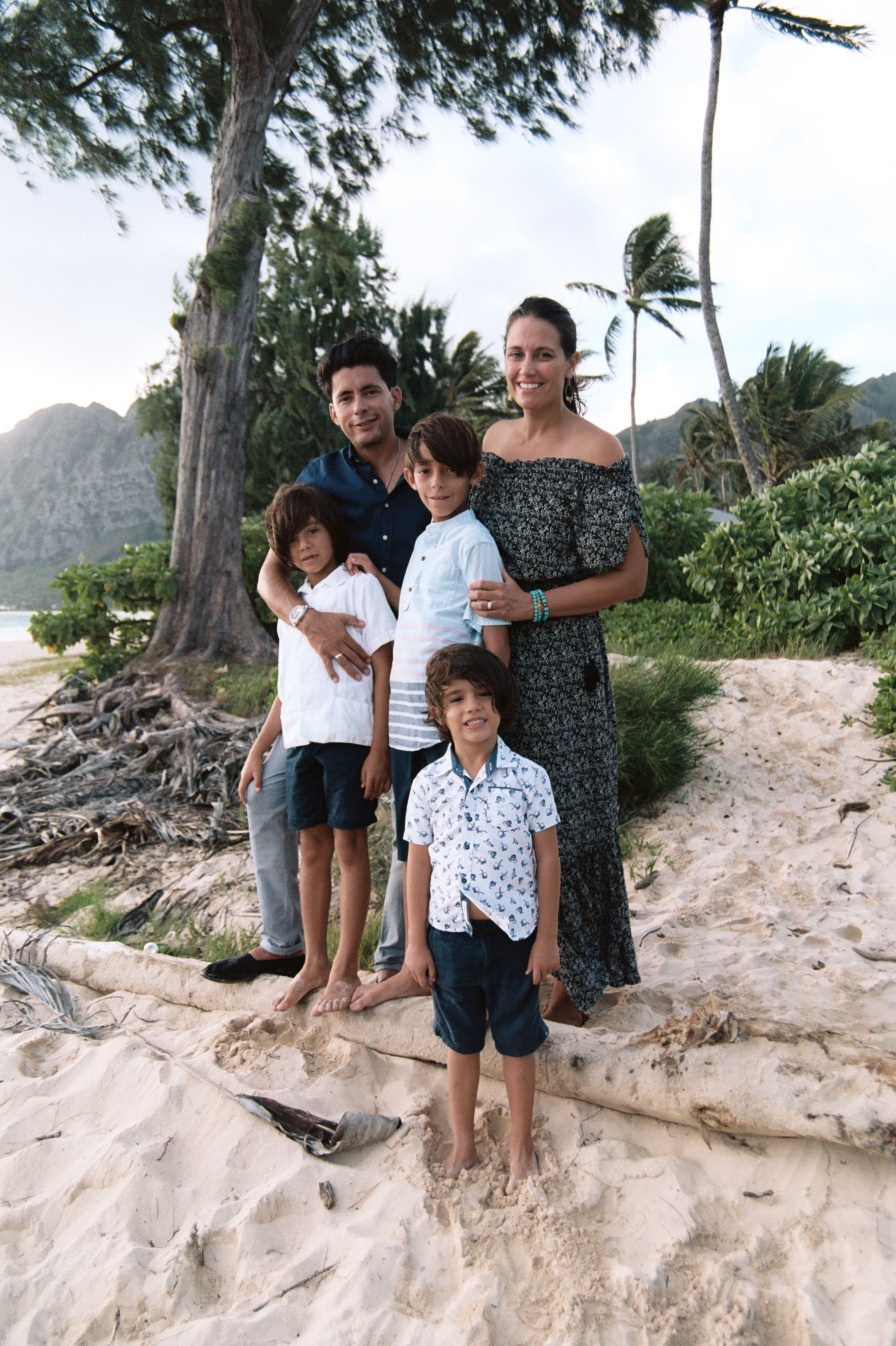  Escamilla with husband Luis and their three sons.   ( Photo courtesy Megan Escamilla ) 