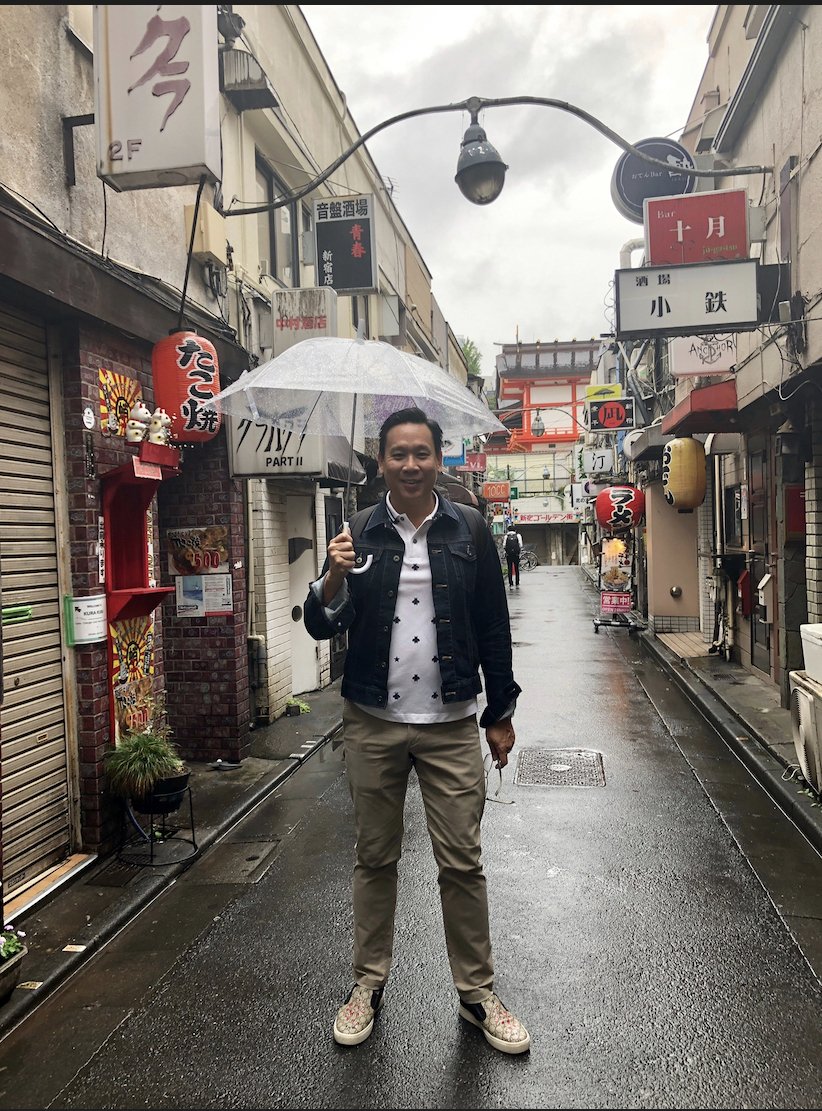  Even in the rain, one can still enjoy the colorful streets of Tokyo.   All photos courtesy subject  