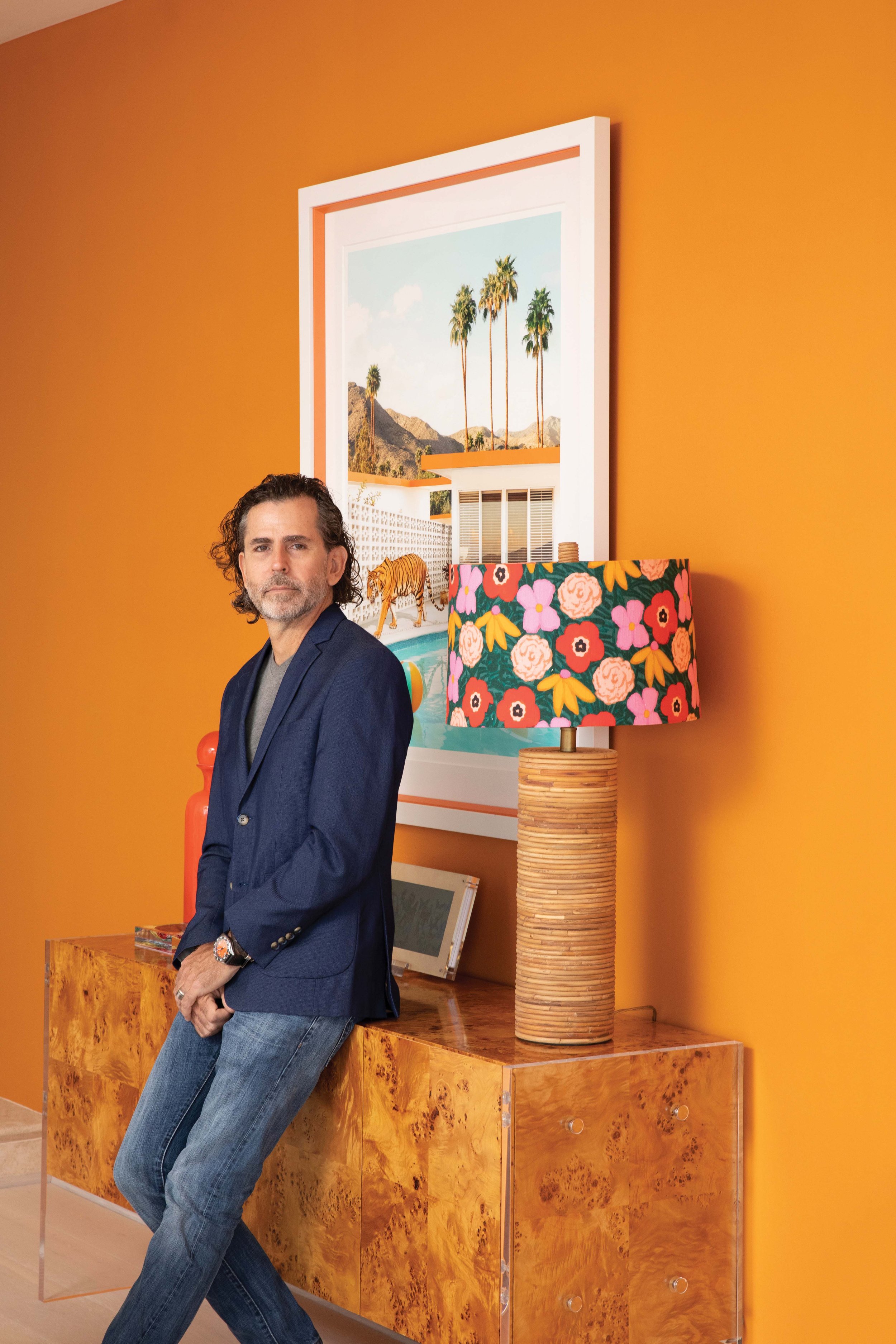  Producer Joe Incaprera pictured at his home in East Honolulu. He and wife Catharine moved to the islands during the latter part of 2022.  Photo by Leah Friel   