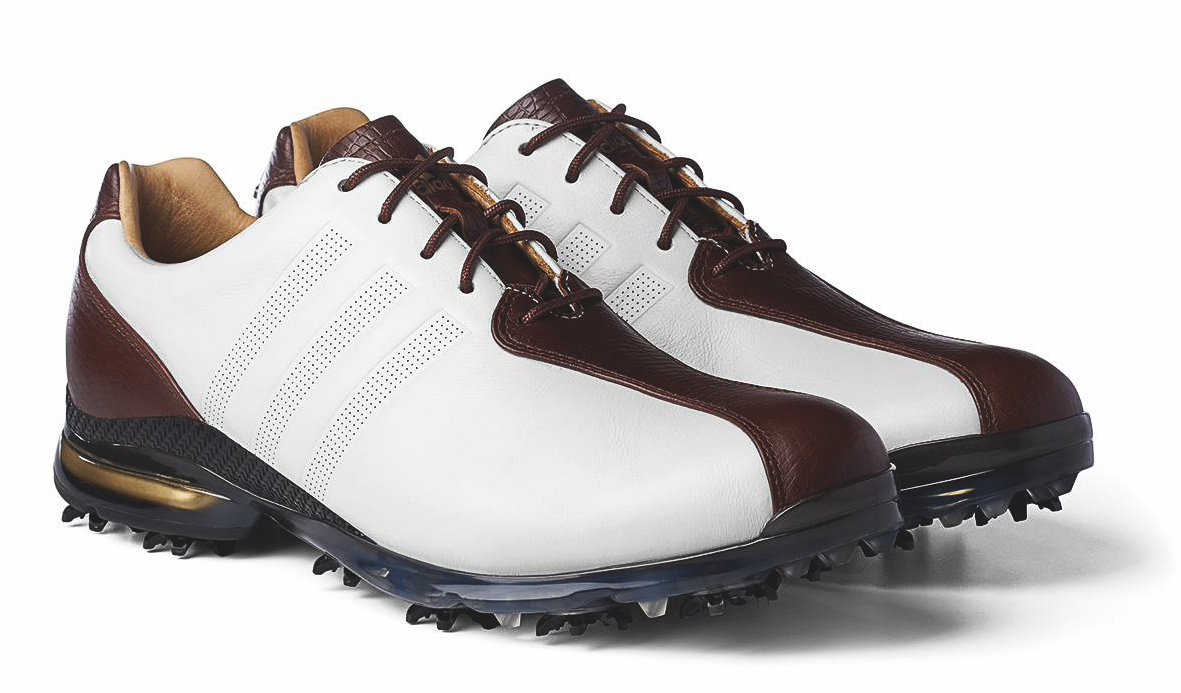 ADIDAS “I prefer Adidas clothing and shoes, which are perfect for both on and off the golf course.” adiPure TP shoe $250 at adidas.com