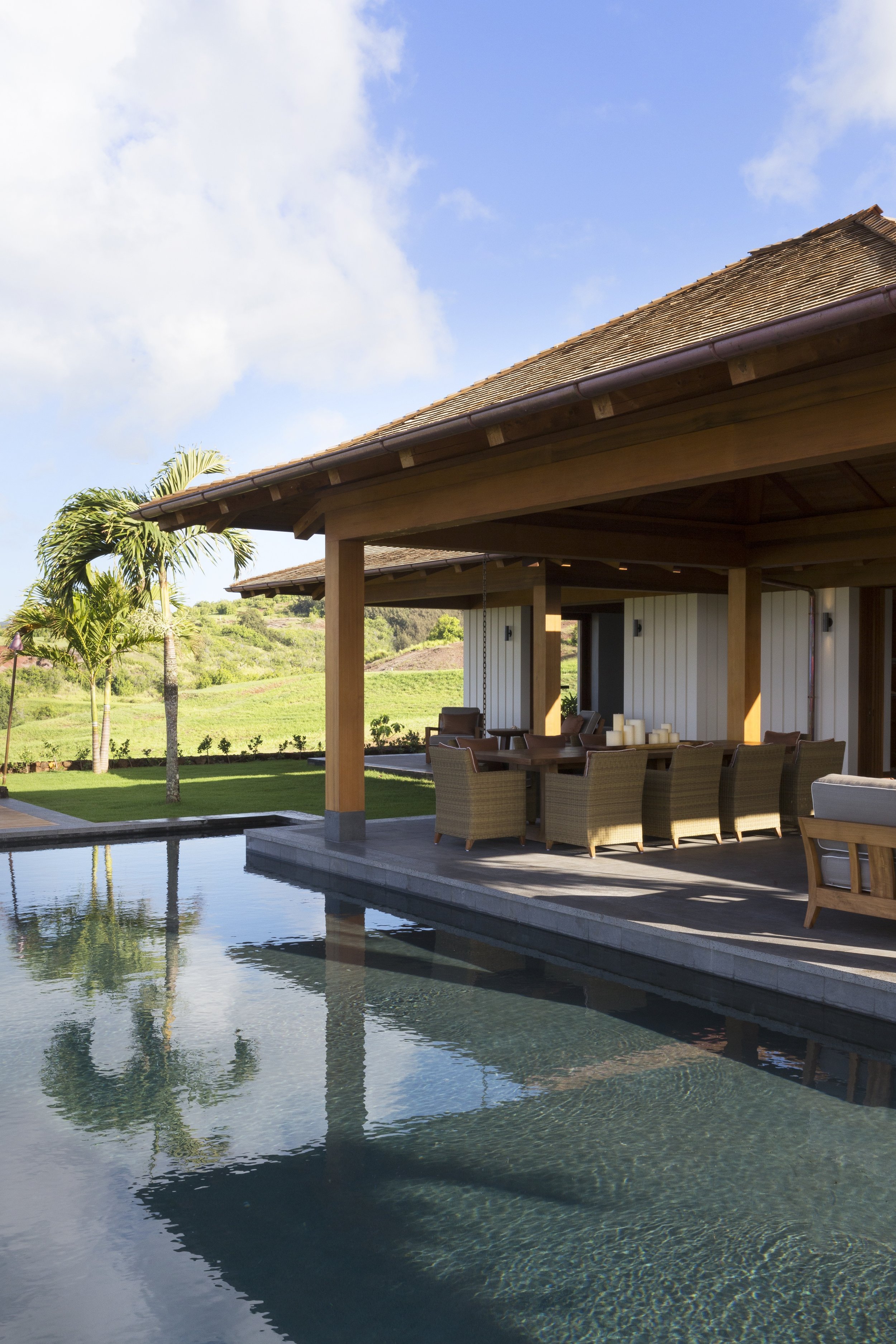  Luxury residential accommodations located at the entrance toThe Club at Kukui‘ula include Club Cottages, Club Bungalows and Club Villas, offering one-, two-, three- and four-bedroom options with ample space for the entire family. Each site captures 