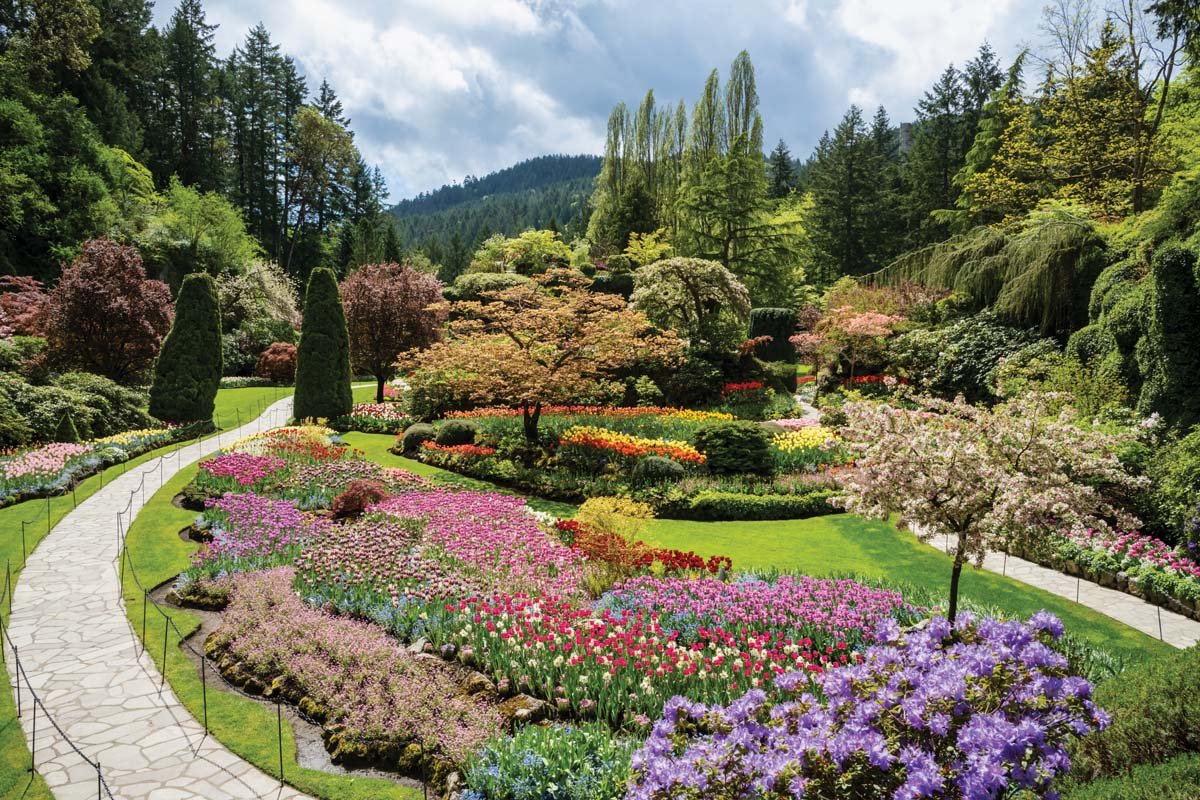  The Butchart&nbsp;Gardens throughout&nbsp;the seasons boasts&nbsp;a kaleidoscope&nbsp;of botanica.   Photos courtesy venue  