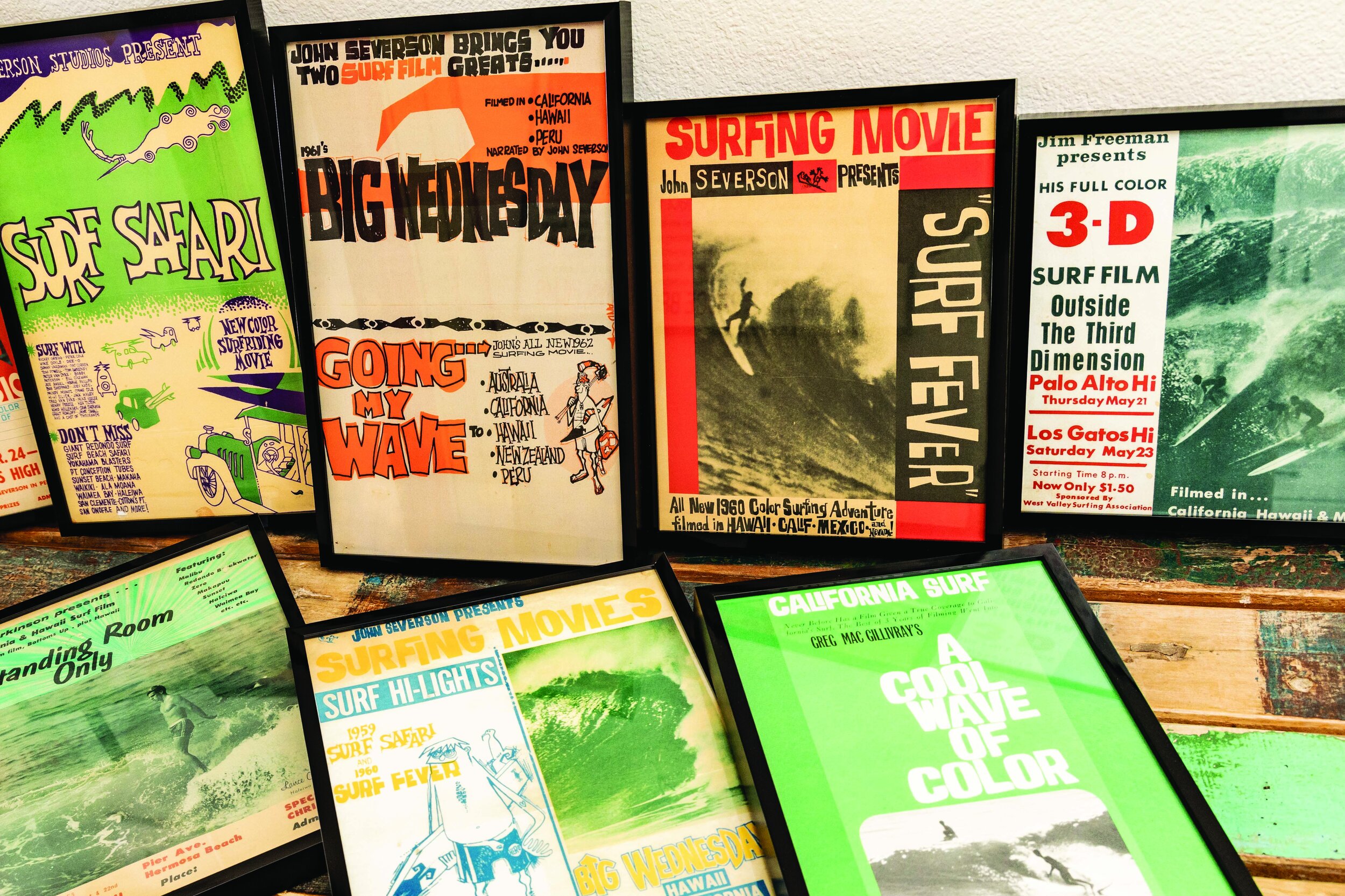 Ticket stubs from screenings in Hawai‘i, Australia and California. (Photos by Brandon Miyagi.)