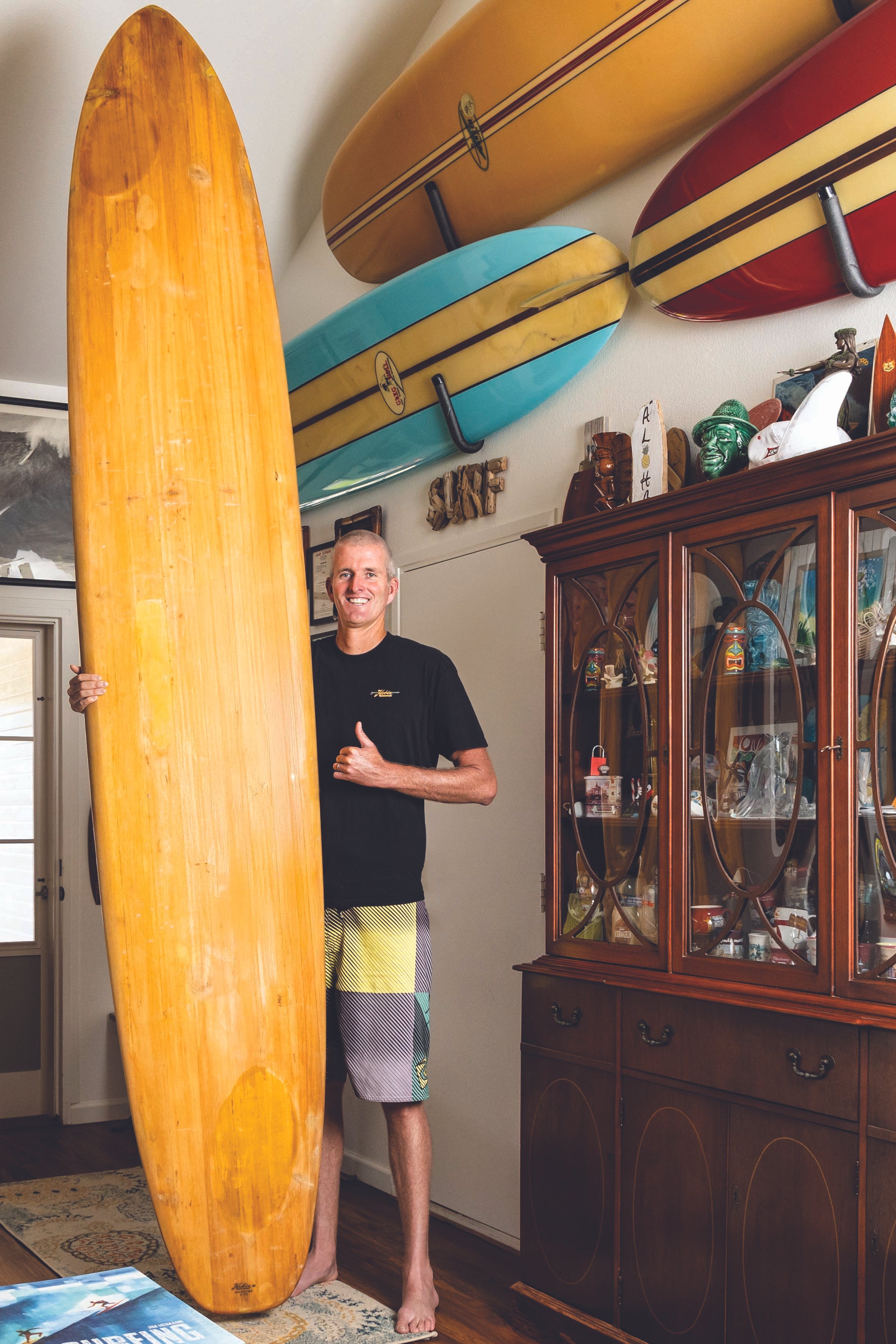 “I would so much like for there to be a Museum of Surfing here in its birthplace.” (Photos by Brandon Miyagi.)