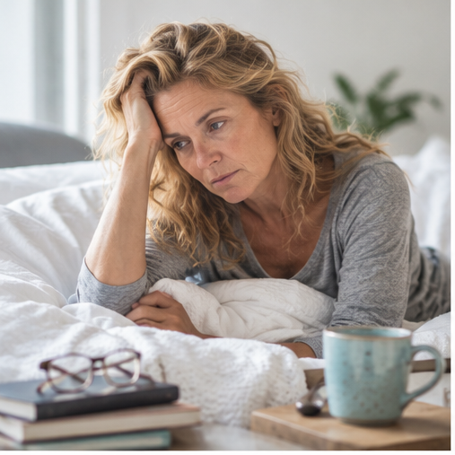 Happy Healthy Caro Woman Tired Needing Help