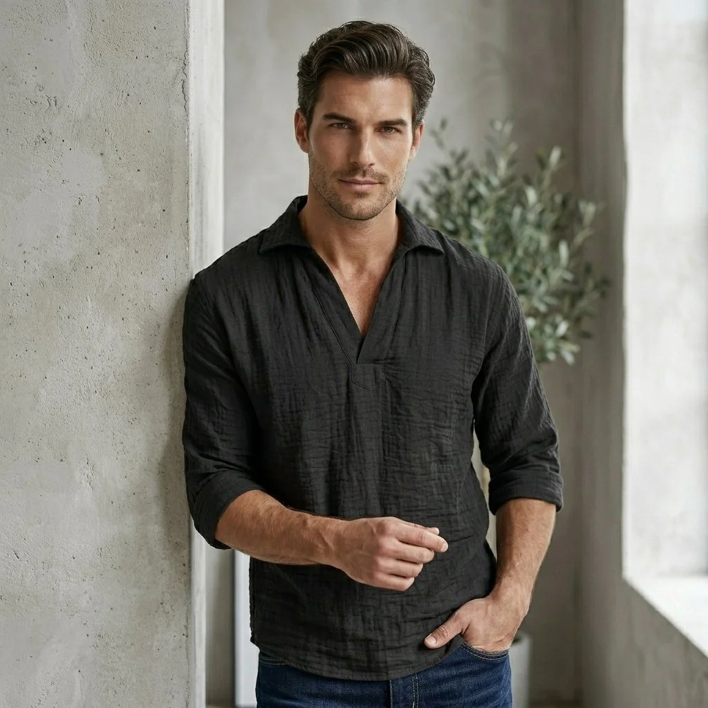 Men's Shirt - Black (4).png