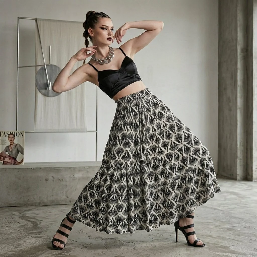 Diva Skirt - Print Black (2).png