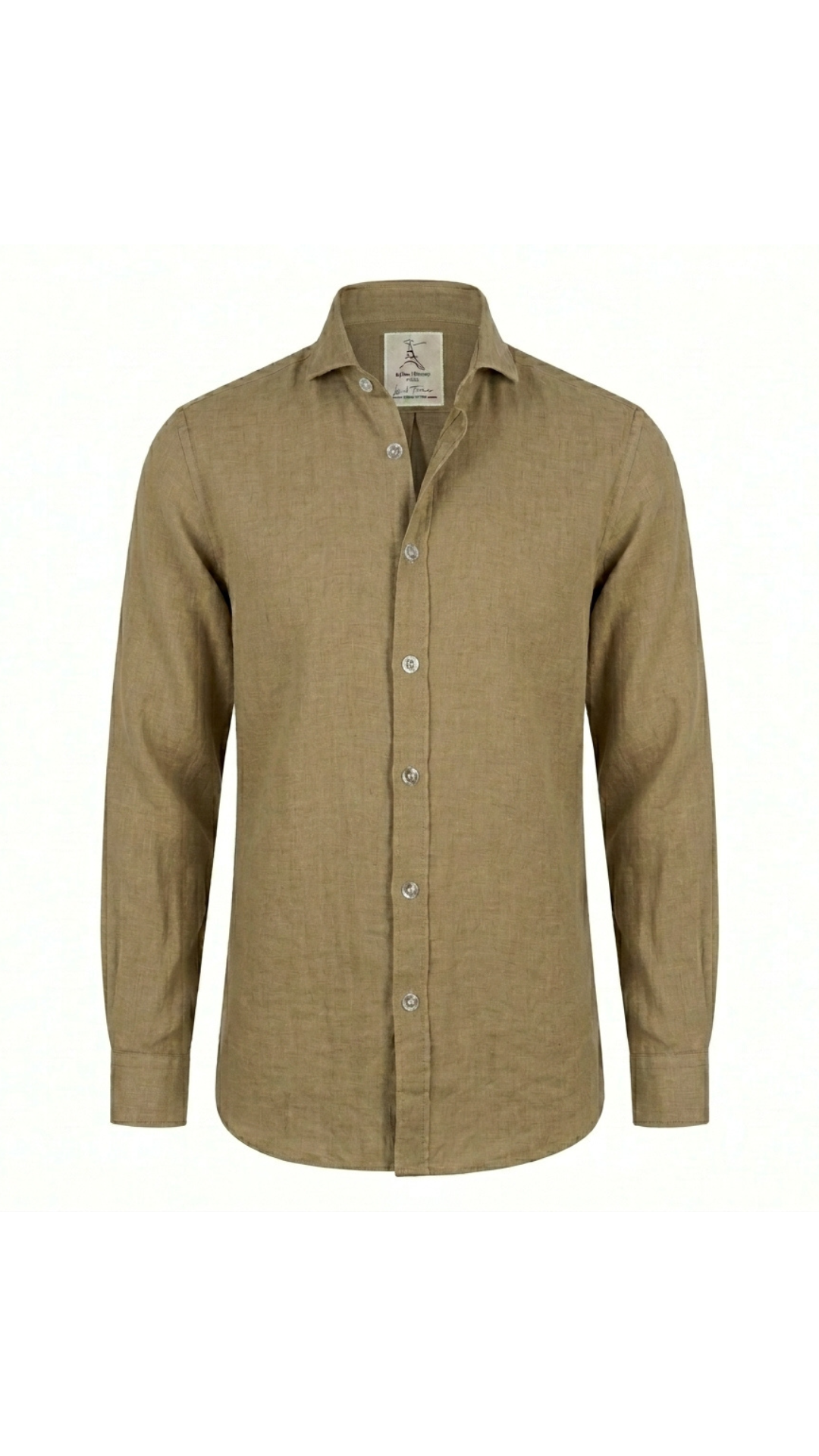 French Linen Shirt (Khaki)