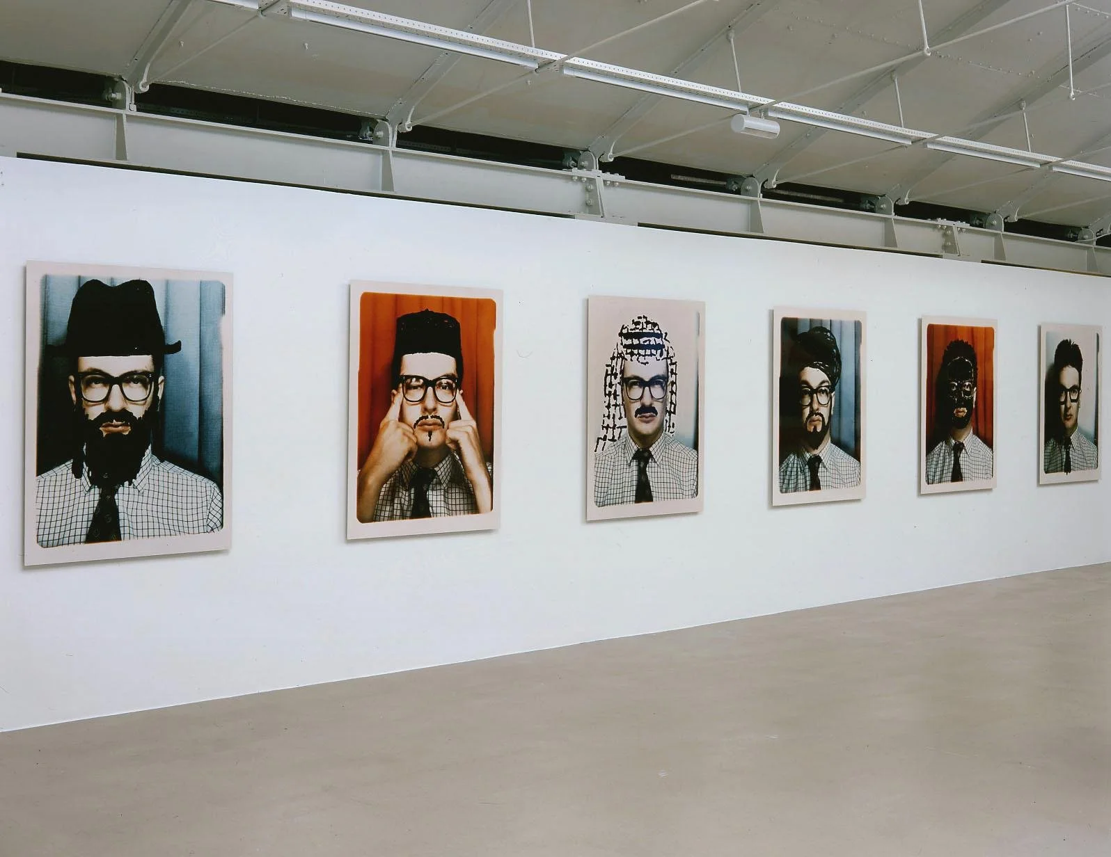 Mark Wallinger, Passport Control, 1988, colour photographs, each 132x101.5.jpg