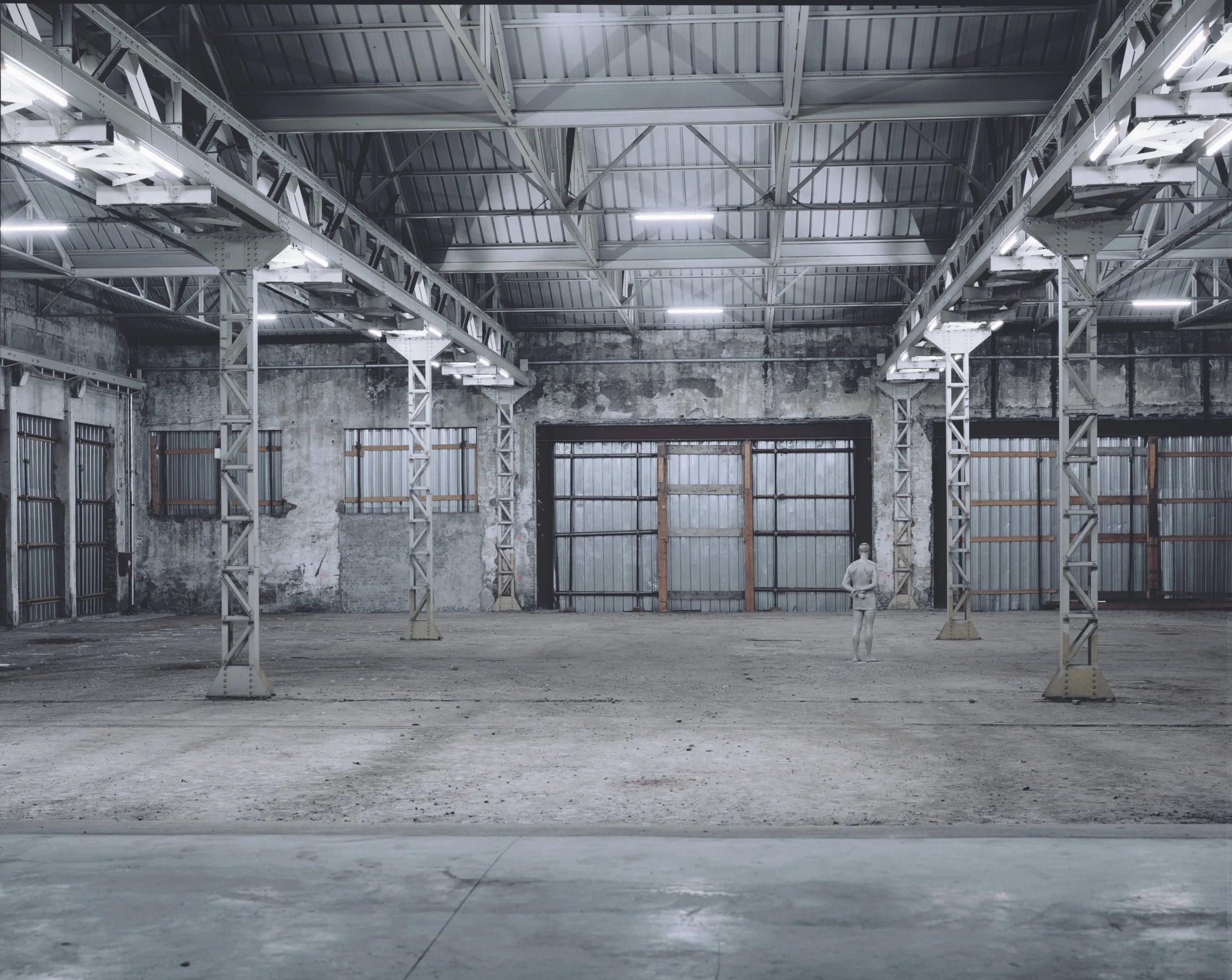 Mark Wallinger, Ecce Homo (1999-2000)Exhibition view, Easter, Pirelli HangarBicocca, 2005.jpg