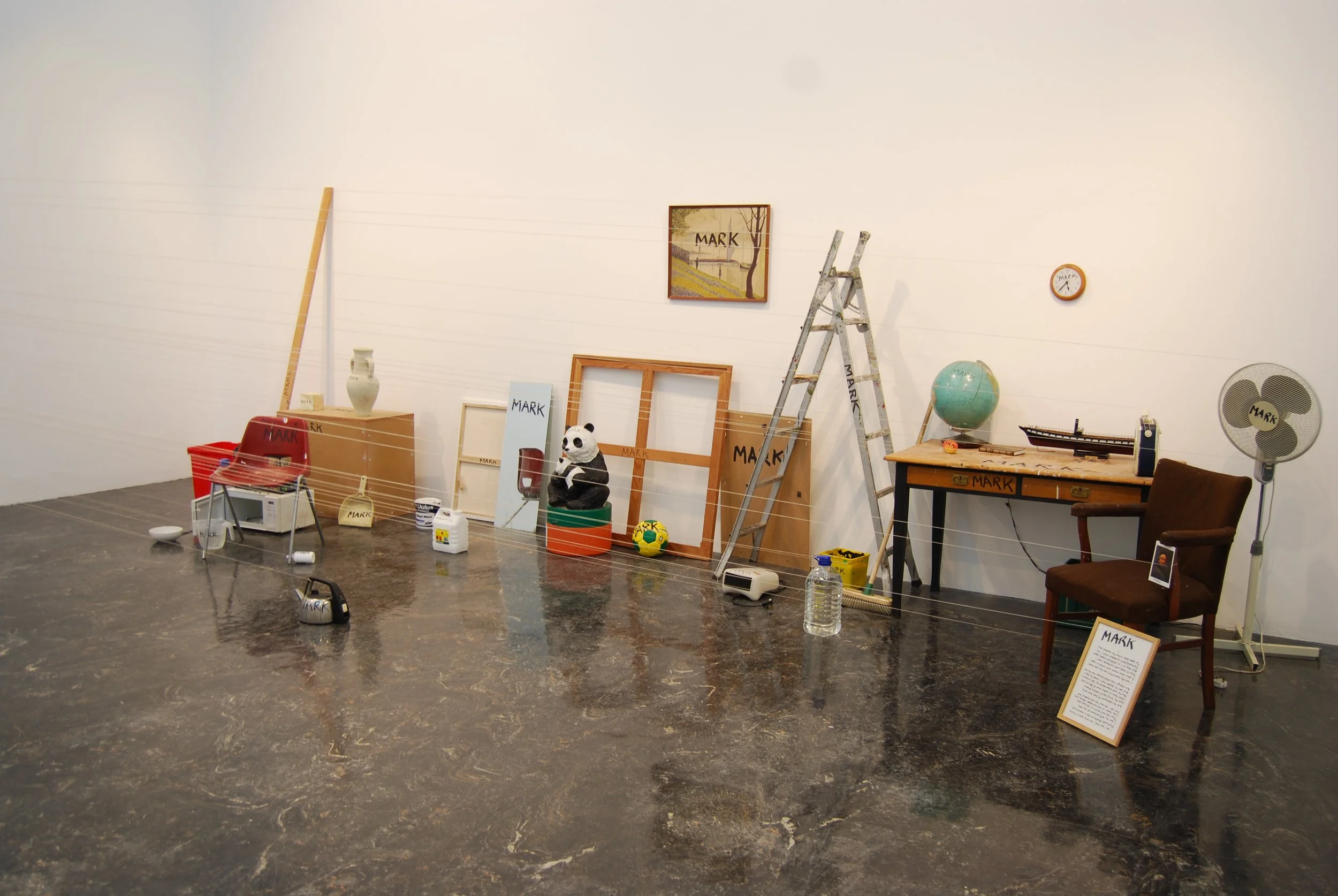 Mark Wallinger, exhibition view, Kunstnernes Hus, 2010. Detail 1.JPG