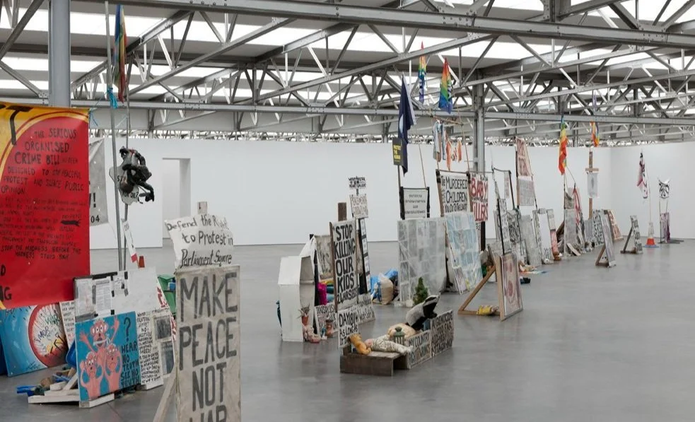 Mark Wallinger, Exhibition View, De Pont Museum, 2011. Detail 4.jpg