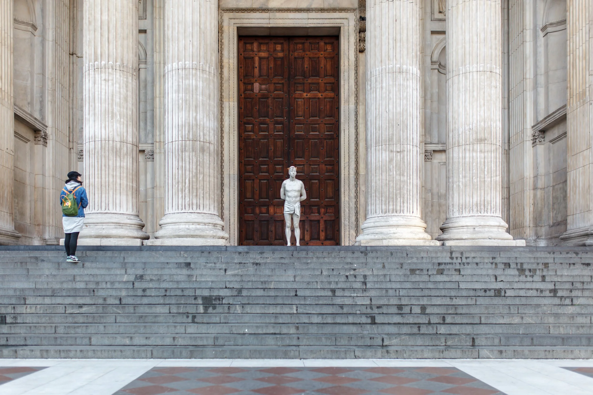 Mark Wallinger, Ecce Homo, St Paul’s Cathedral, 2017.jpg