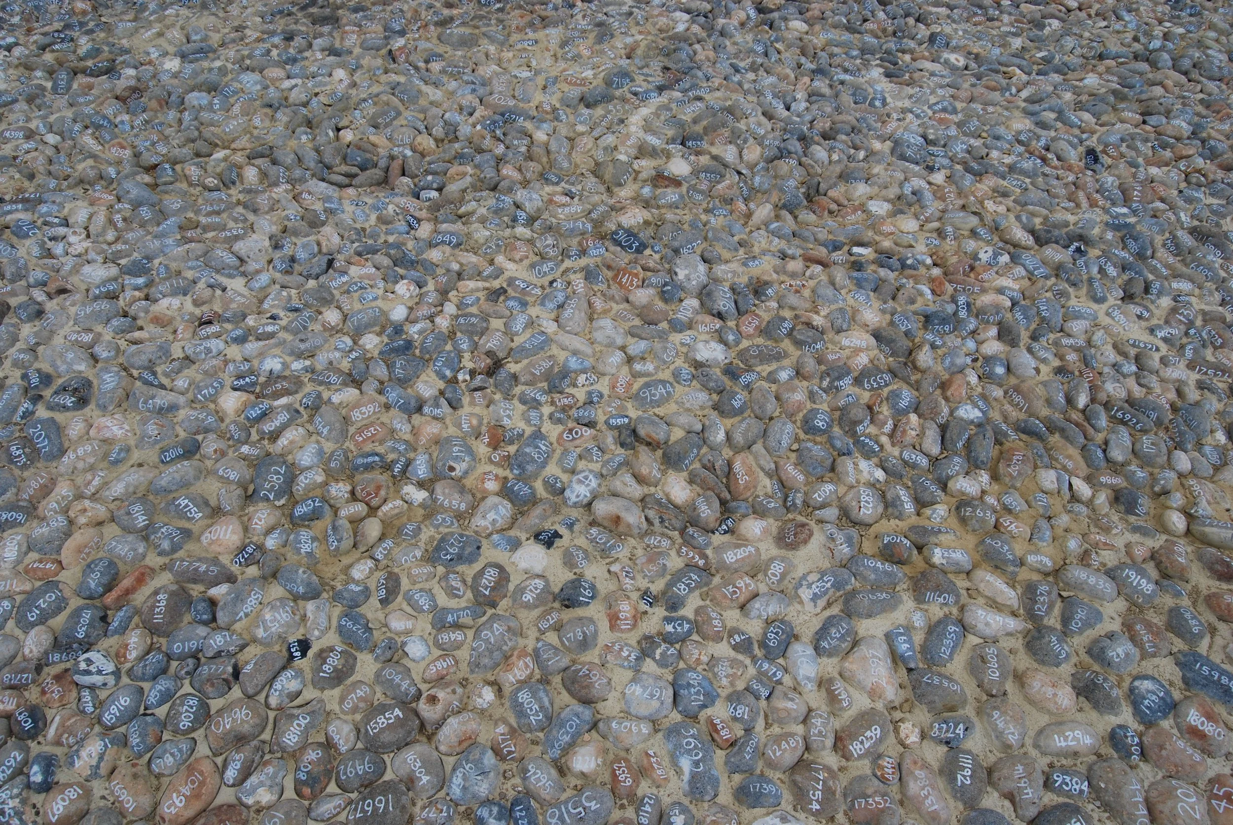 Mark Wallinger, Folk Stones, 2008, detail.JPG
