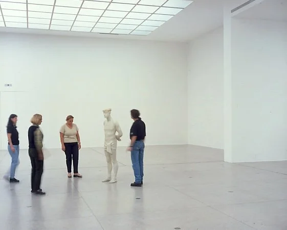 Mark Wallinger, exhibition view 2, Wiener Secession, Vienna, 2000.jpg