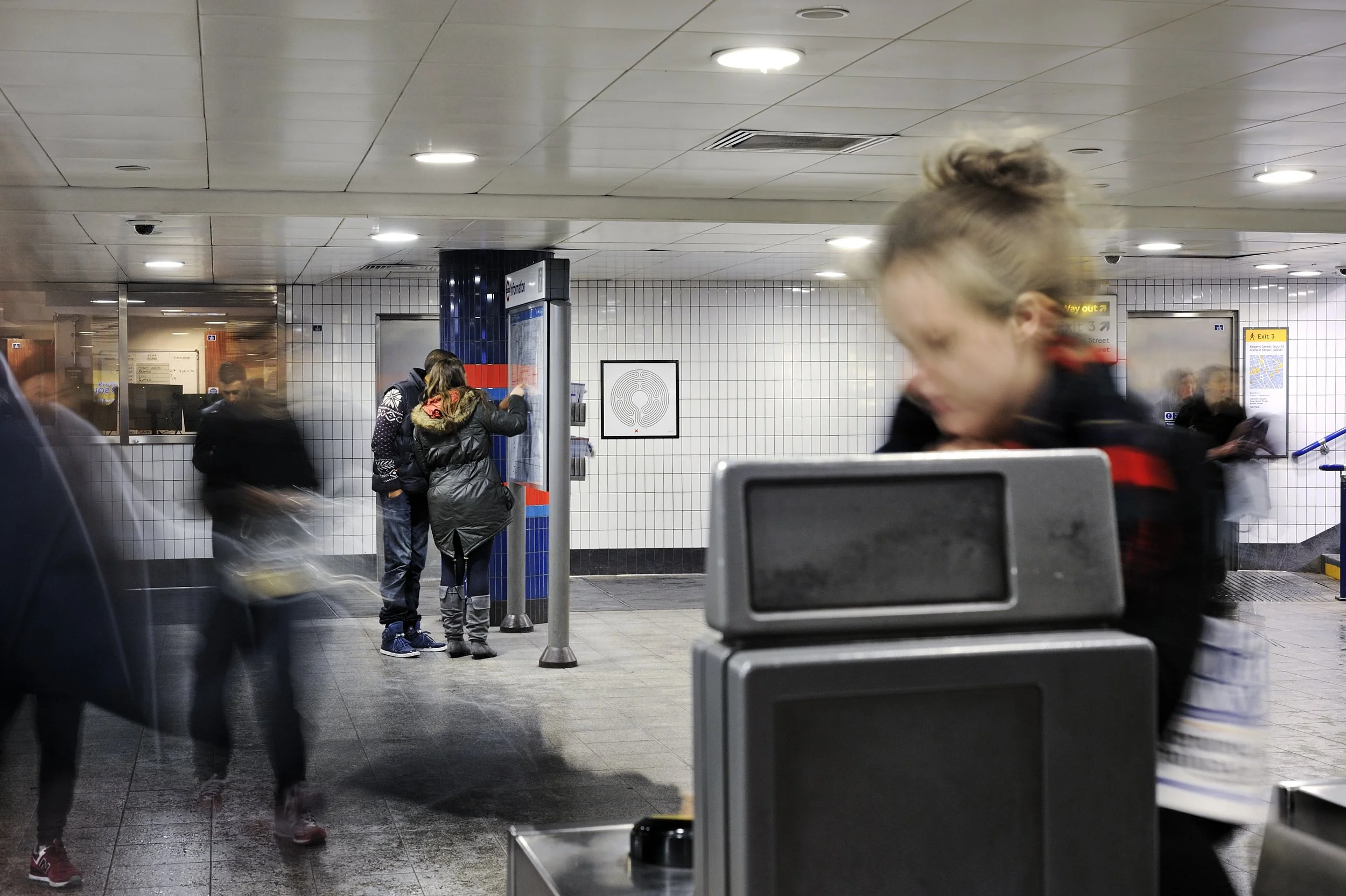 Mark Wallinger, Oxford Circus 05, 2013.jpg