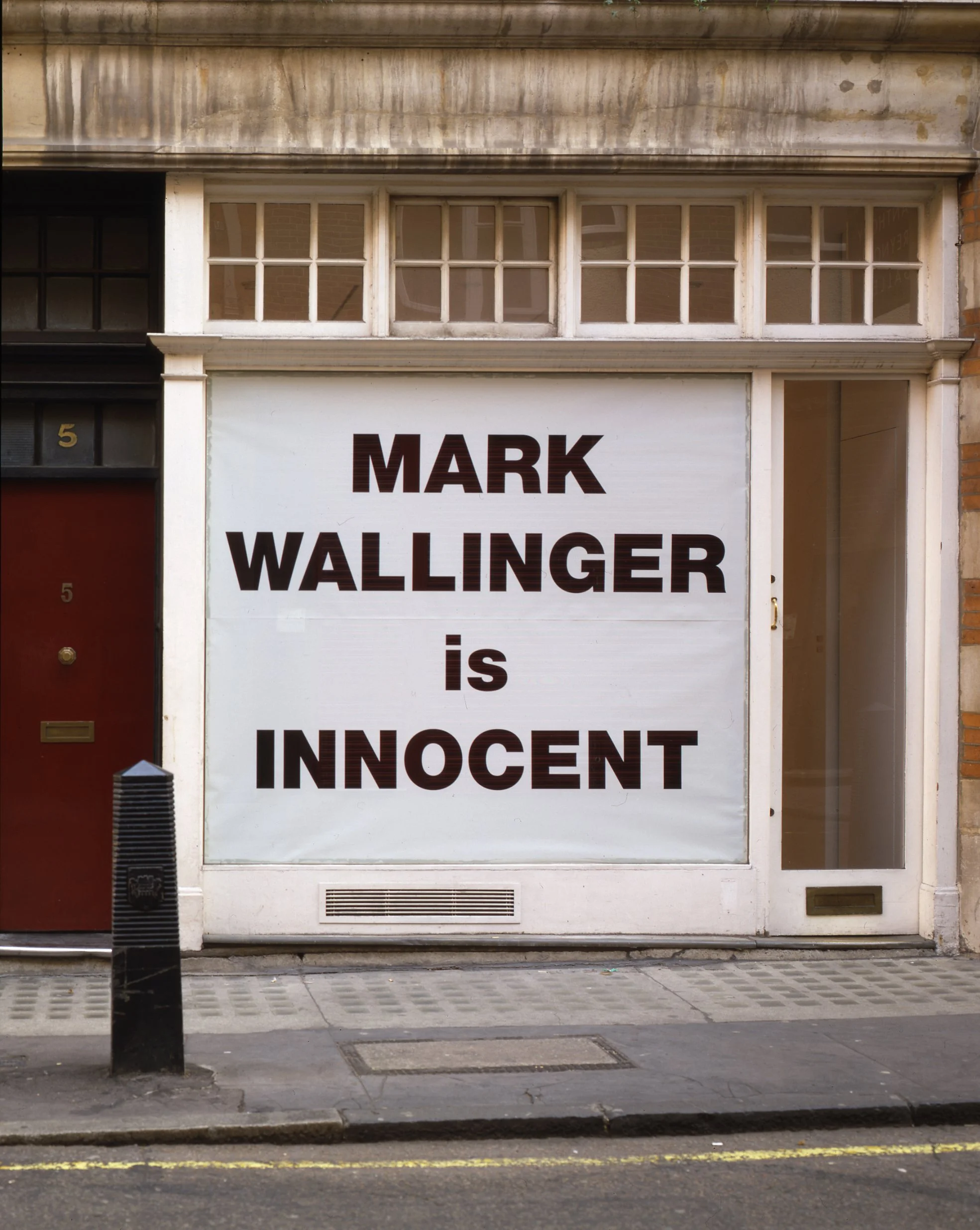 Mark Wallinger is Innocent, 1997.jpg